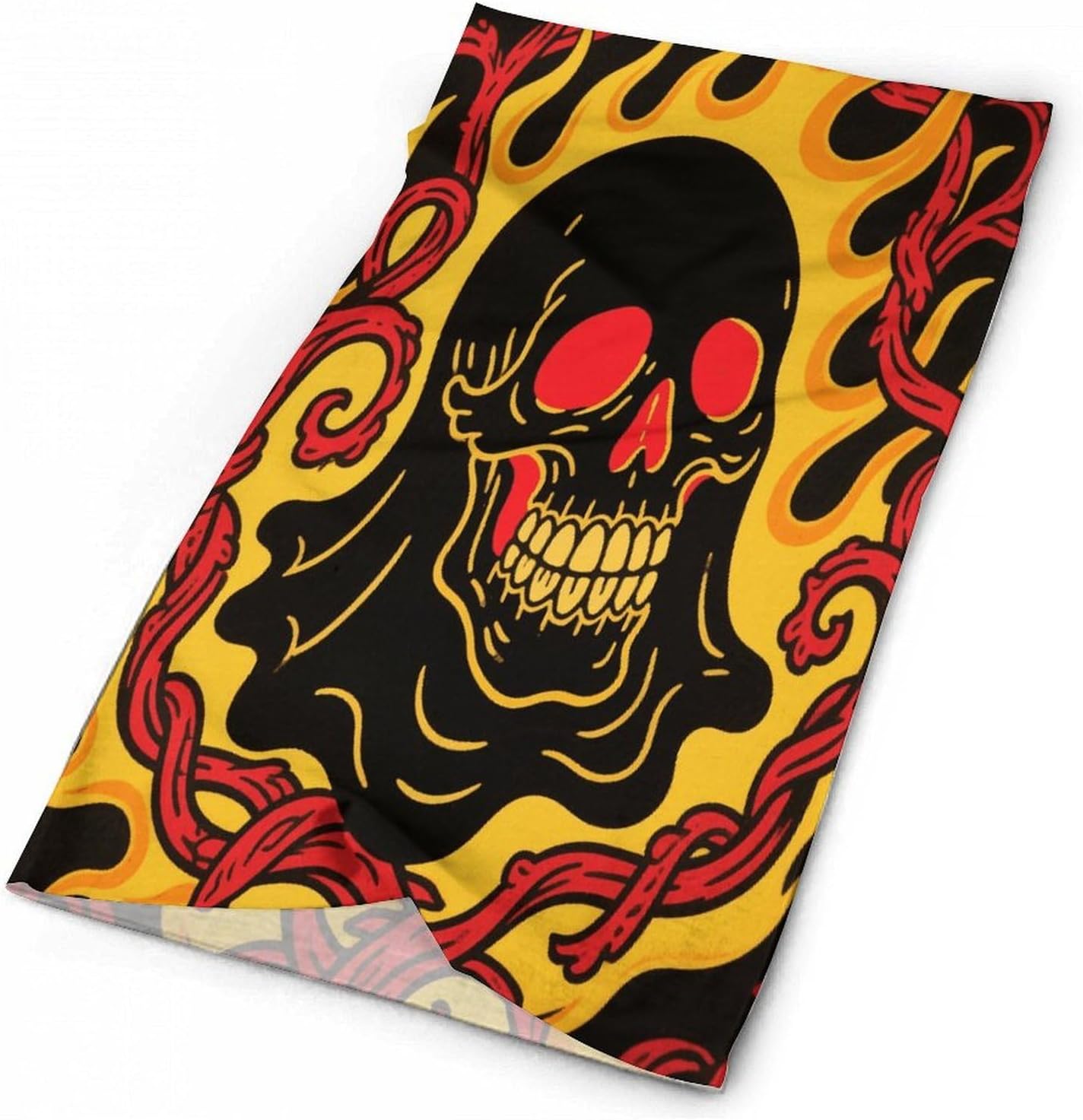 Sun Protection Neck Gaiter Ghost Skull Balaclava Fishing Mask Hiking Cycling Sports Scarf