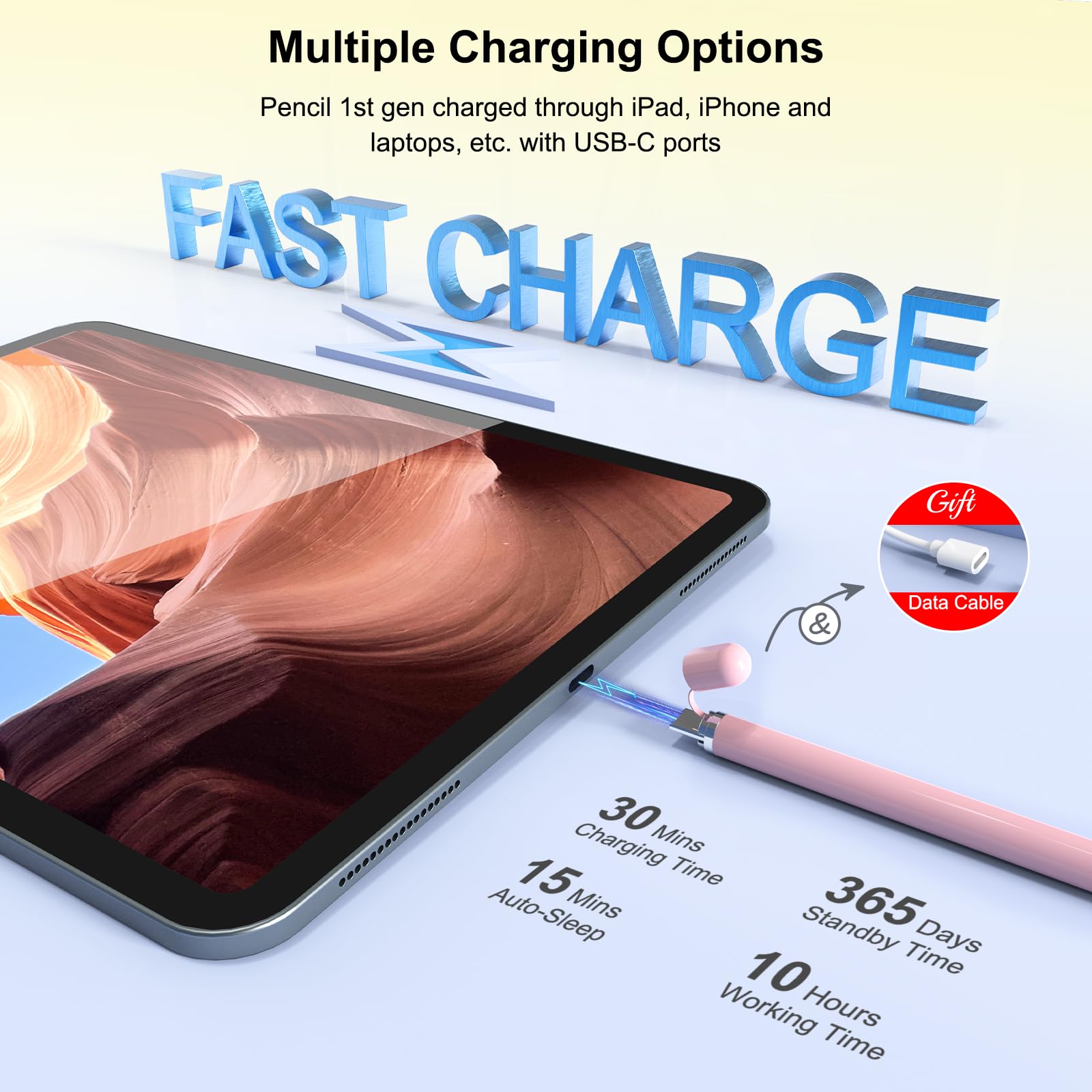 usb c is ipad compatible with apple pencil