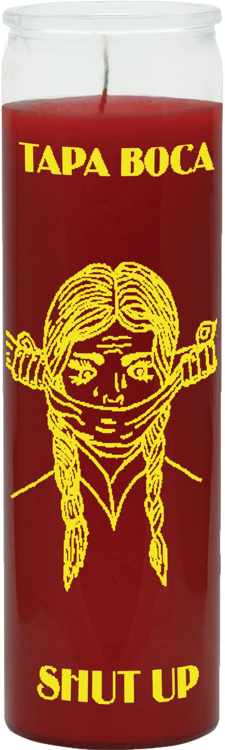 7 Day Ritual & Spiritual Candle-Shut UP RED