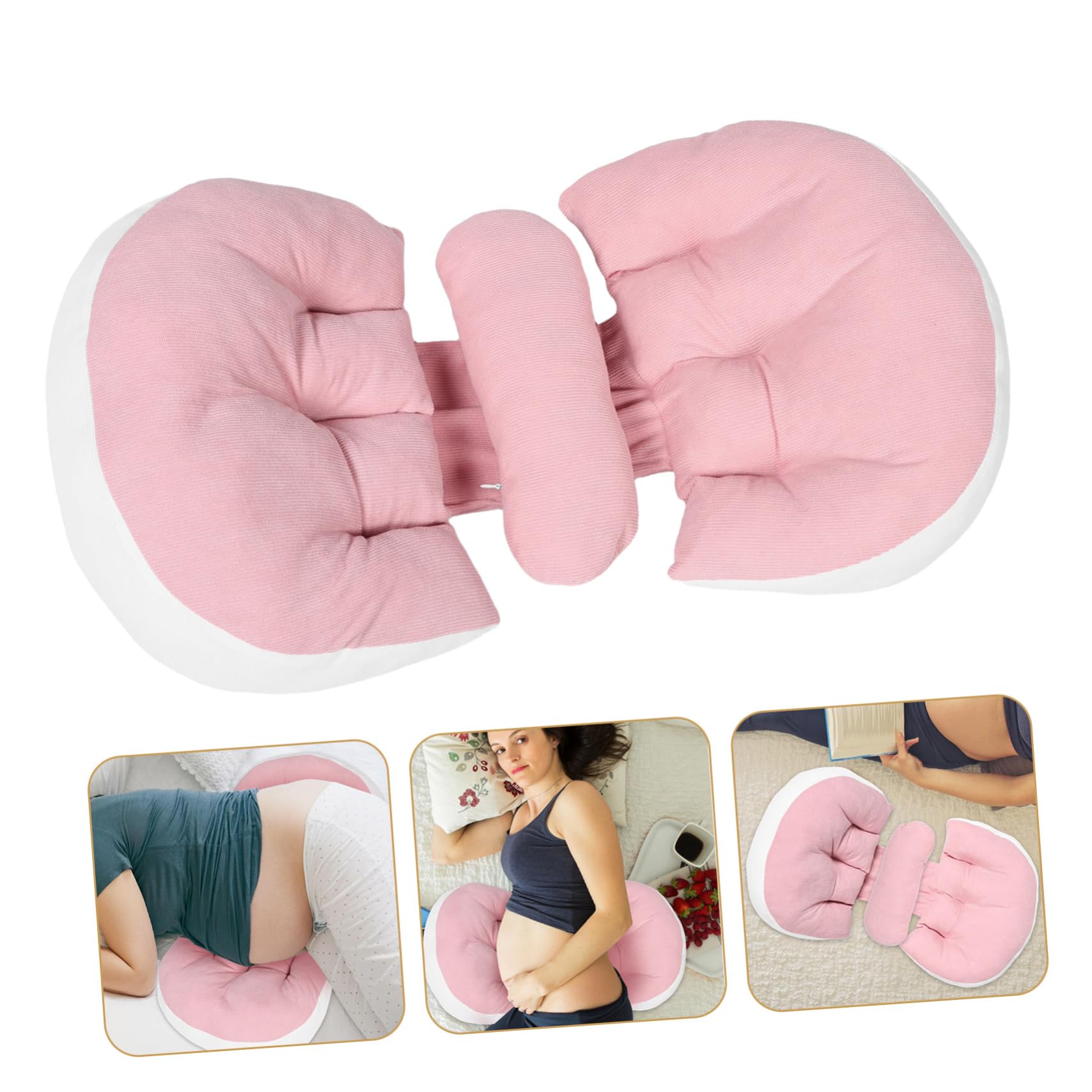 Cuscino Per Gravidanza Forma Di u Supporto Per Pancia Schiena Cuscino Per Dormire Di Lato e Migliorar Qualità Del Sonno Adatto Per Donne Incinte e Adulti