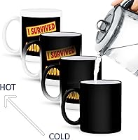 Vista 4 de 3dRose 117589_3 taza, 11 oz, negro/blanco