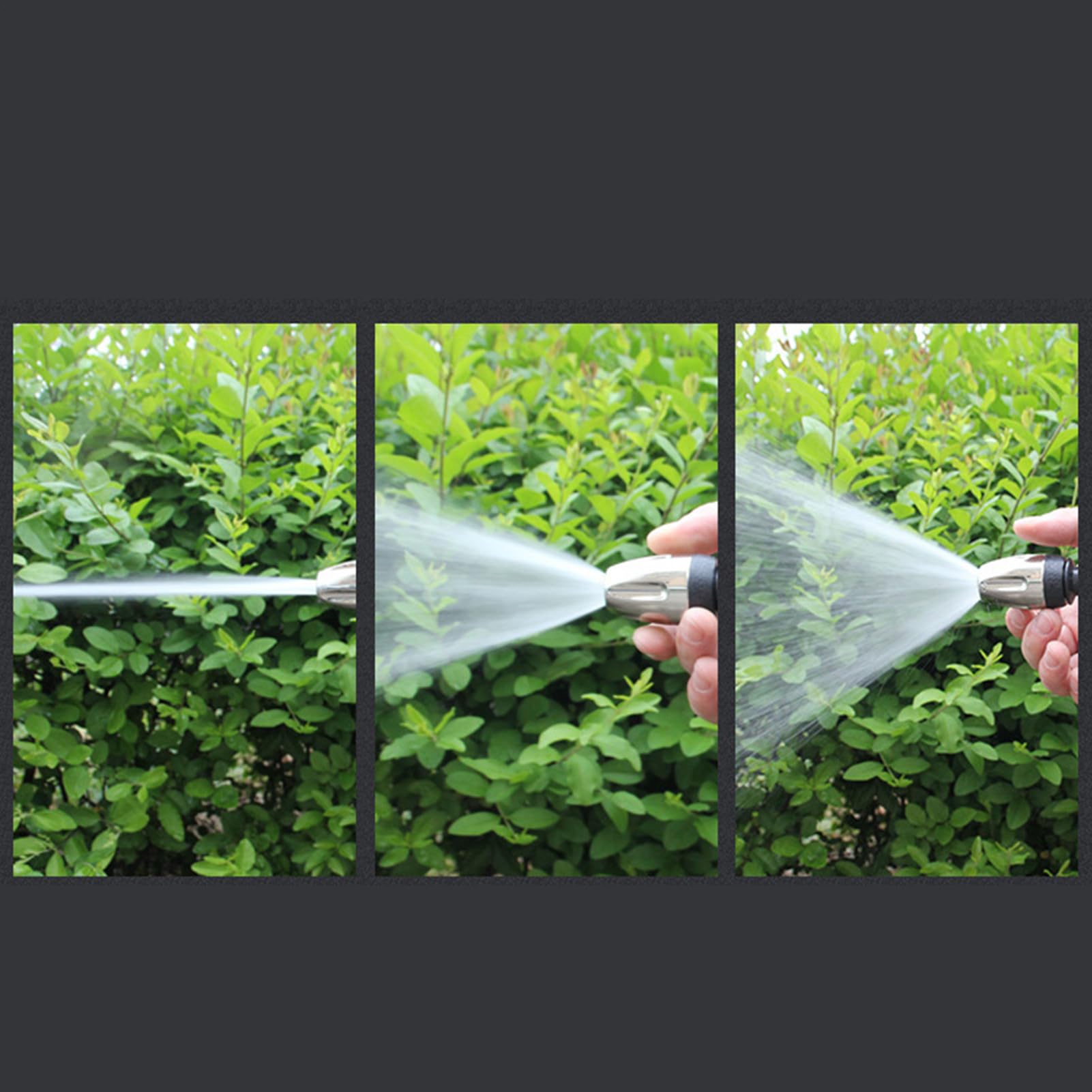 Pulitore ad alta pressione ad acqua Getto regolabile con bottiglia di schiuma - Gancio per lavaggio auto portatile portatile - Per esterni, giardino, terrazza, sentiero, ponte, lavaggio e pulizia del