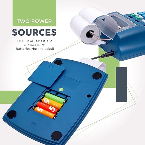 Miniatura 7 de CATIGA Calculadora de impresión nueva y mejorada Máquina de adición de 10 llaves, calculadora de escritorio para oficina en casa con impresión de