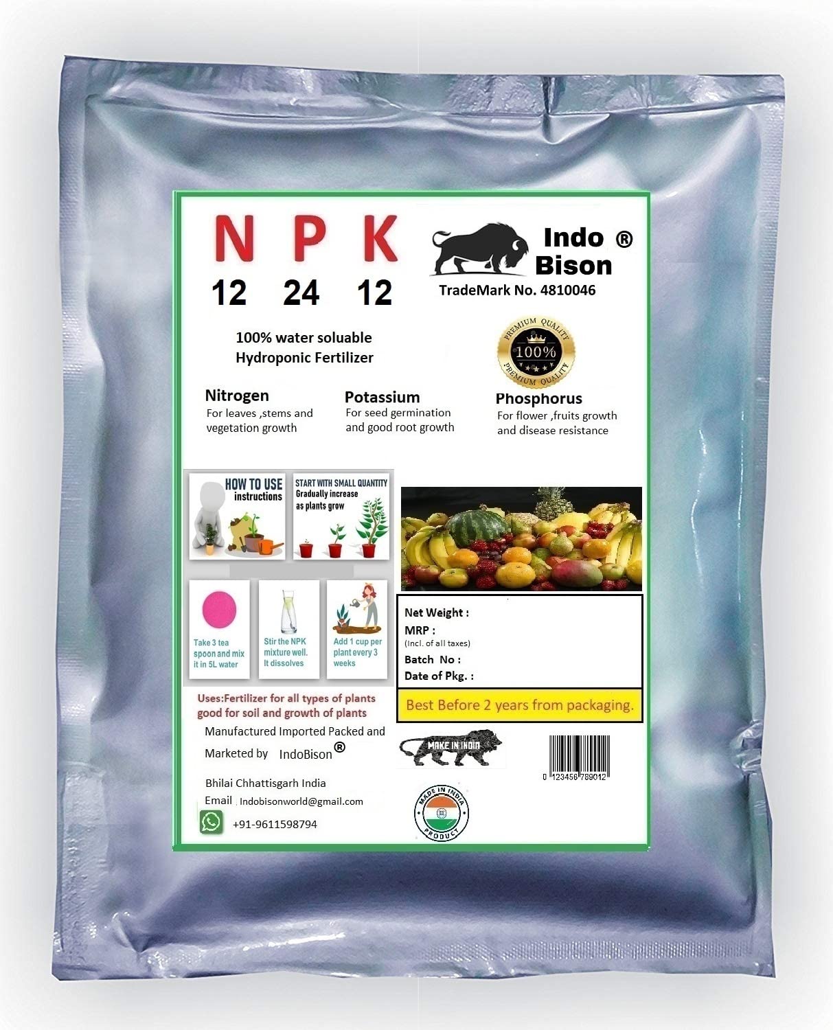 See full amazon price history chart for Indobison NPK 12 24 12 All Purpose Plant Pink Hydroponic Fertilizer (15000 gram) Indobison NPK 12 24 12 All Purpose Plant Pink Hydroponic Fertilizer (15000 gram) (B0BJ5YV3T3) Amazon Price History, Amazon Price Tracker