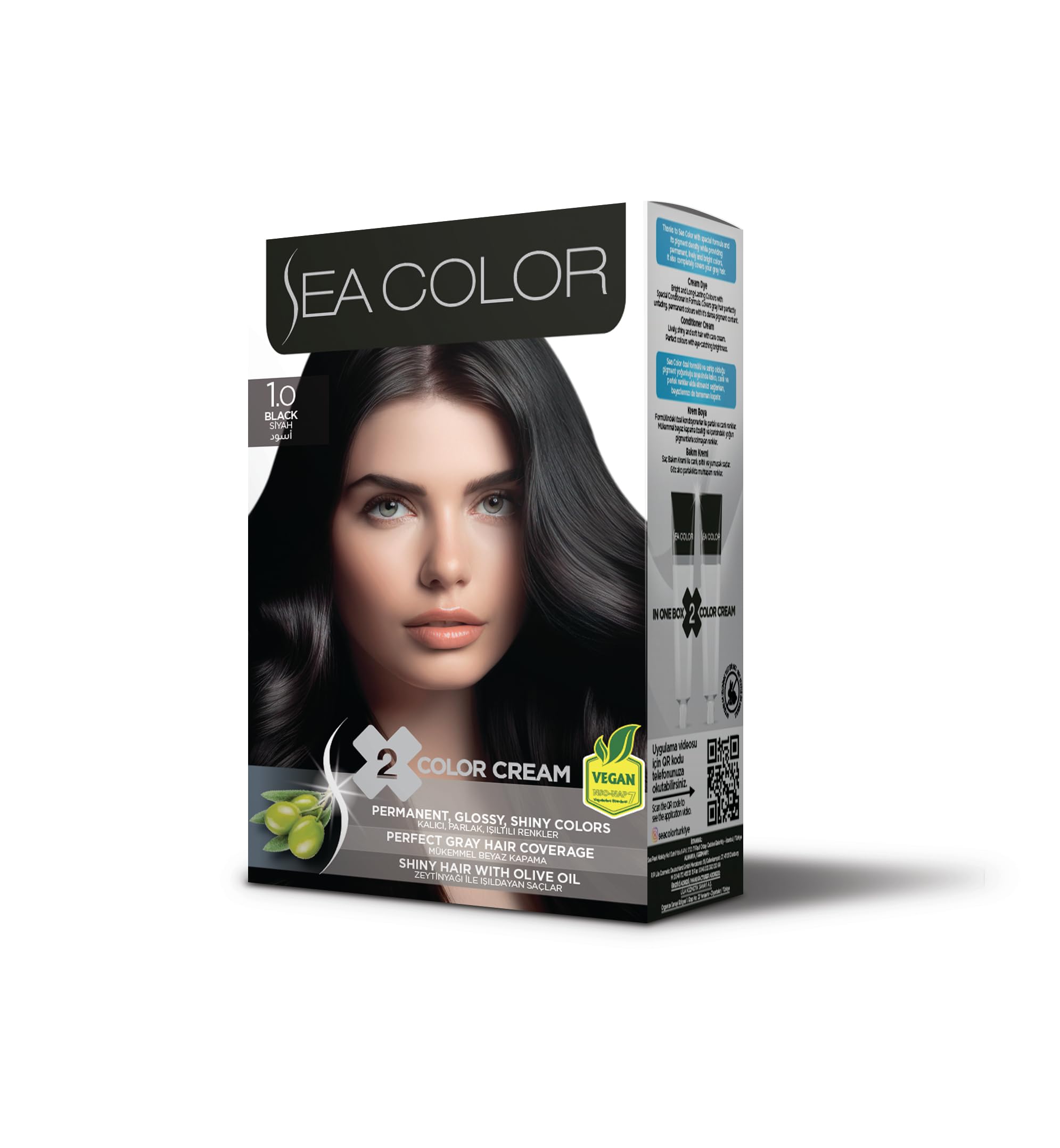 SEA COLOR 1.0 Siyah Set Boya