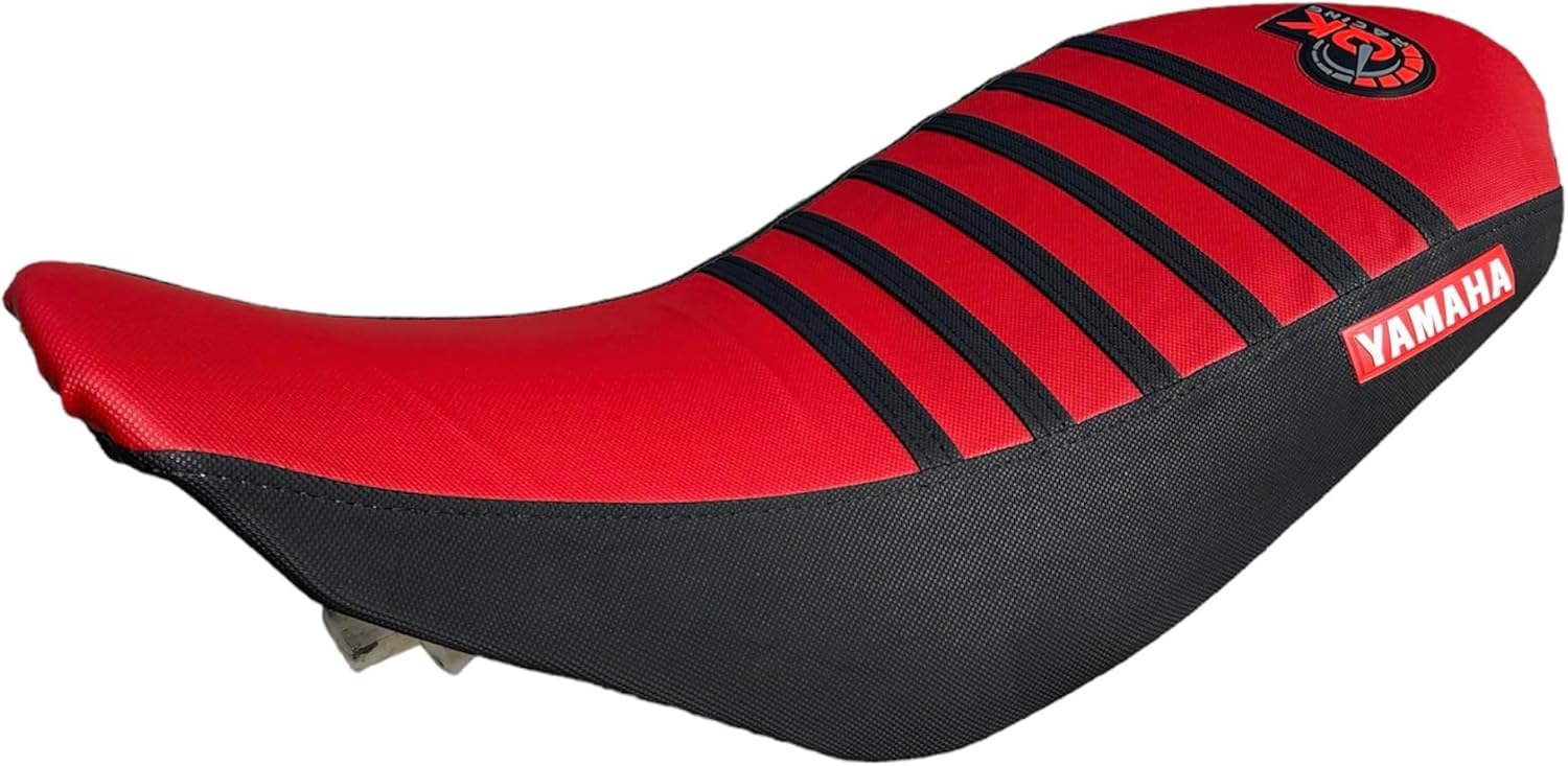 Seat Cover Compatible Fit for Yamah@ Raptor 700 700R Seat Cover 2006-2021 (Black Sides/Red Top)