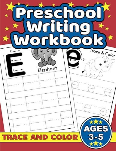 Preschool Writing Workbook Letter Tracing for Kids
