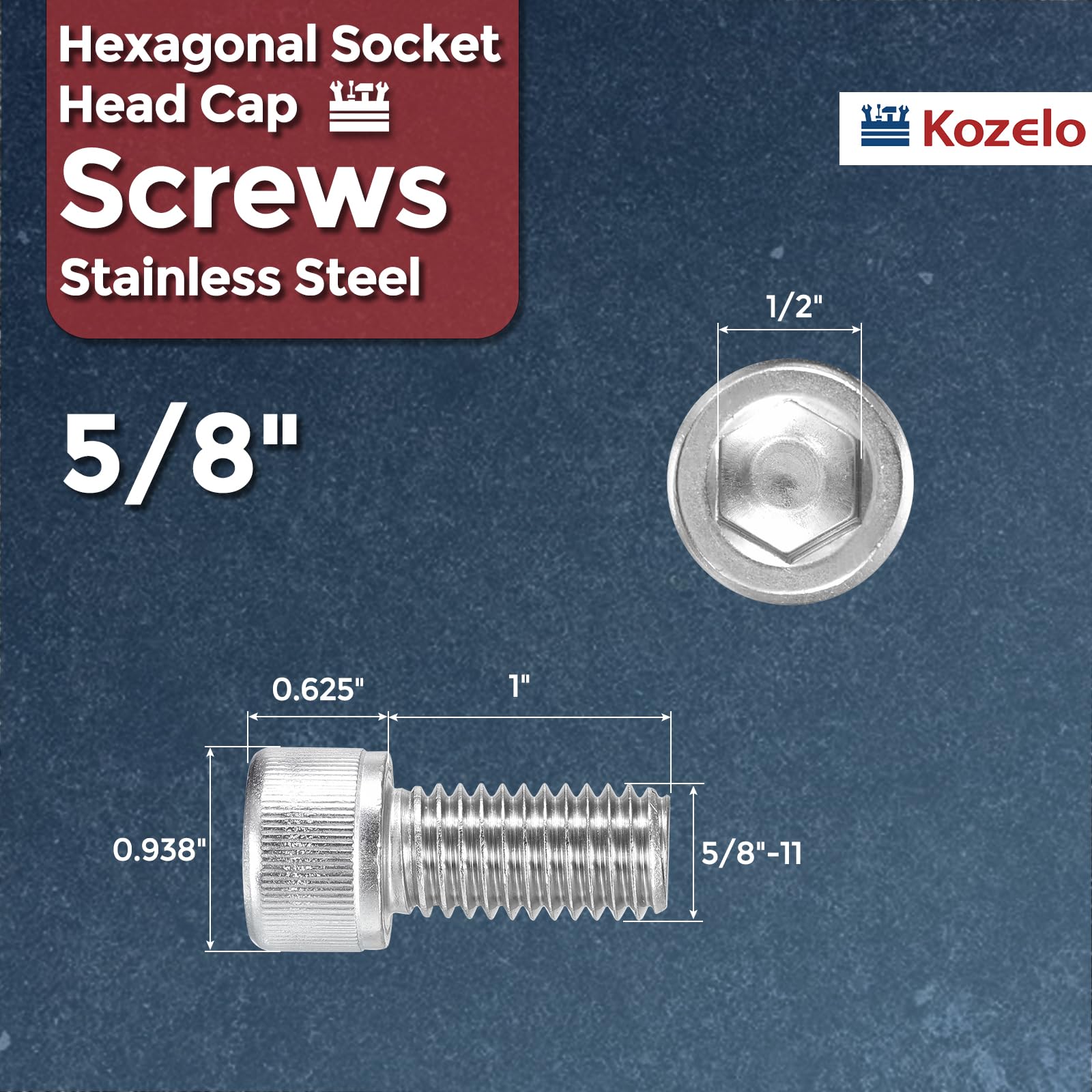 Kozelo 1pcs Socket Head Cap Screws - Image 2
