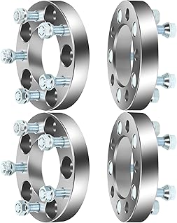 ECCPP Two Pair of 1 inch Wheel Spacer 5x4.5 to 5x4.5 5x114.3mm to 5x114.3mm Wheel Spacers Adapters fits for Mach 1 Explorer 1981-2011 for Ranger with Bolt On 1/2" Studs