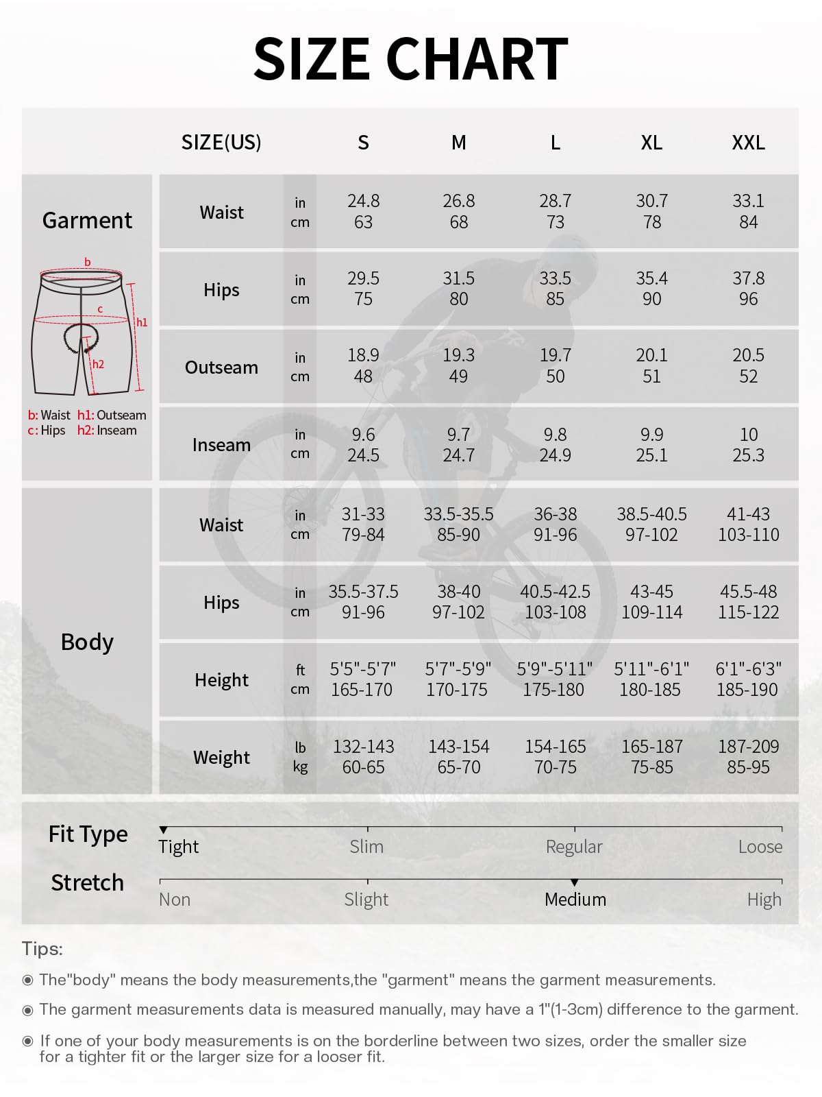 ARSUXEO Cuissard de Cyclisme rembourré pour Hommes 4D Padding MTB Shorts Cycling Shorts for Men with Phone Pockets Cycle Underhorts 582