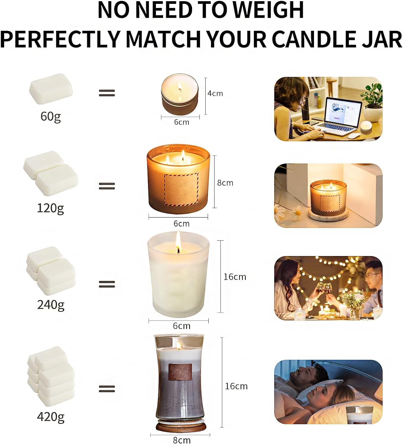 Candle Making Kit for Adults Beginners,Candle Making Supplies Include Soy Wax for Candle Making,Candle Wax Melting Pot,Candle Wicks Stickers,Magic Paper and More-DIY Candle Kit,Full Crafts for Adults
