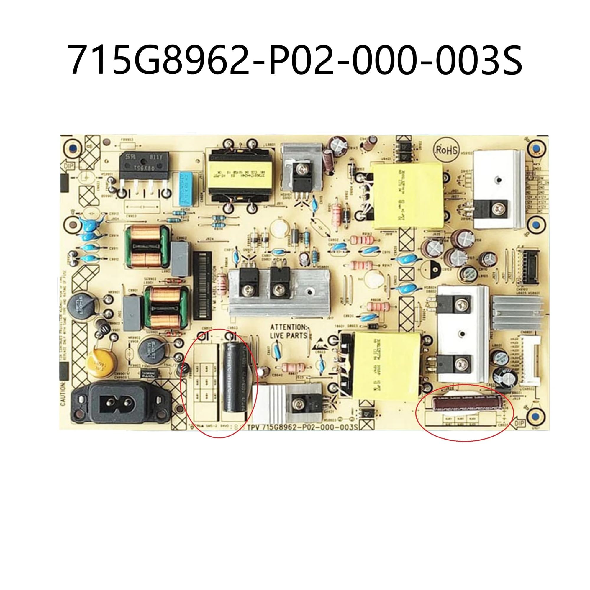 Carte d'alimentation 715G8962-P02-000-003S (715G8962P02000003S) - Accessoires TV professionnels, module d'alimentation for téléviseurs LED