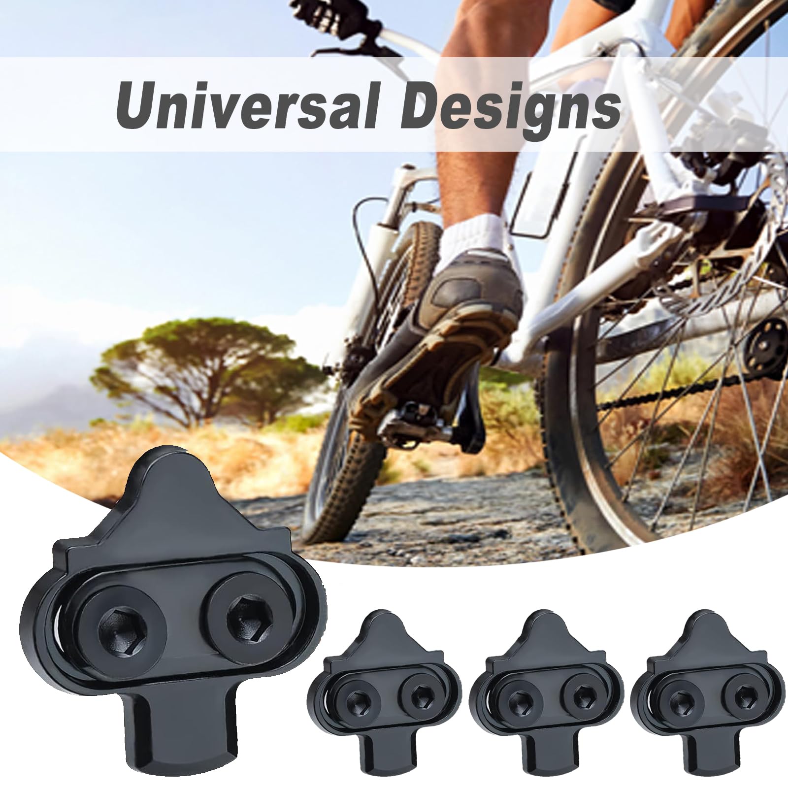 SPD Cleats Set Für Klickpedale - Rutschfeste Schuhplatten Für Mountainbike & Rennrad