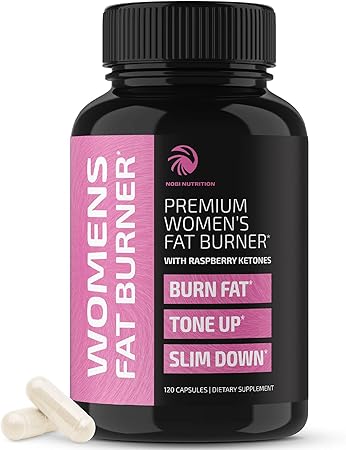 Fat Burners For Women | Weight Loss Pills for Women Belly Fat | Raspberry Ketones | Appetite Suppressant, Metabolism Booster & Bloating Relief | Diet Pills, Weight Loss Supplements | 120 Capsules