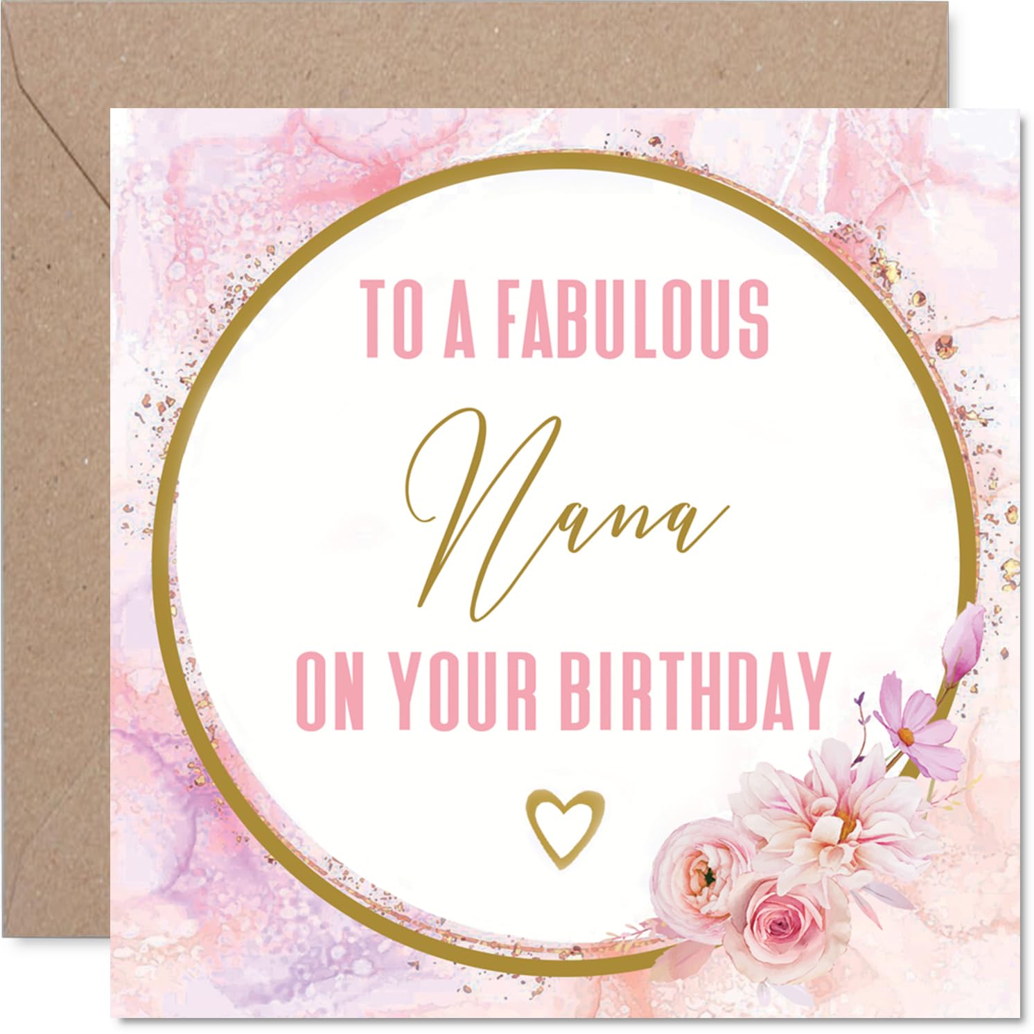 Heartfelt Birthday Card for Nanna, Celebrate a Fabulous Nana