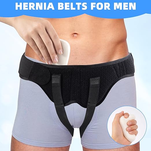 Faja Hernia para Hombre Ajustable con Almohadillas Extraíbles Talla L miniatura 7