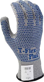SHOWA 8113C T/Flex Dyneema Engineered Fiber Glove, Plus 13 Gauge Seamless Thermax Lined Knit, Cut Resistant, 8.5