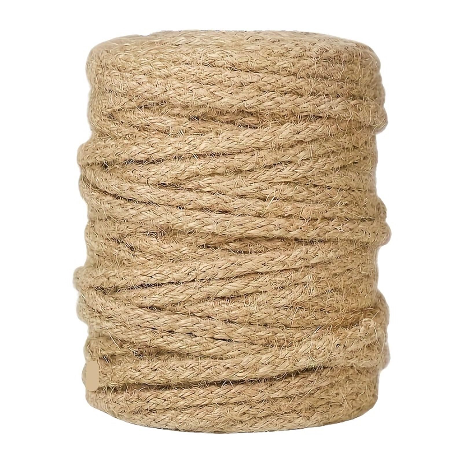 50m Jute Rope Cord String Twine Burlap DIY Crafts Wrapping Gardening Wedding Party Decoration For Garden