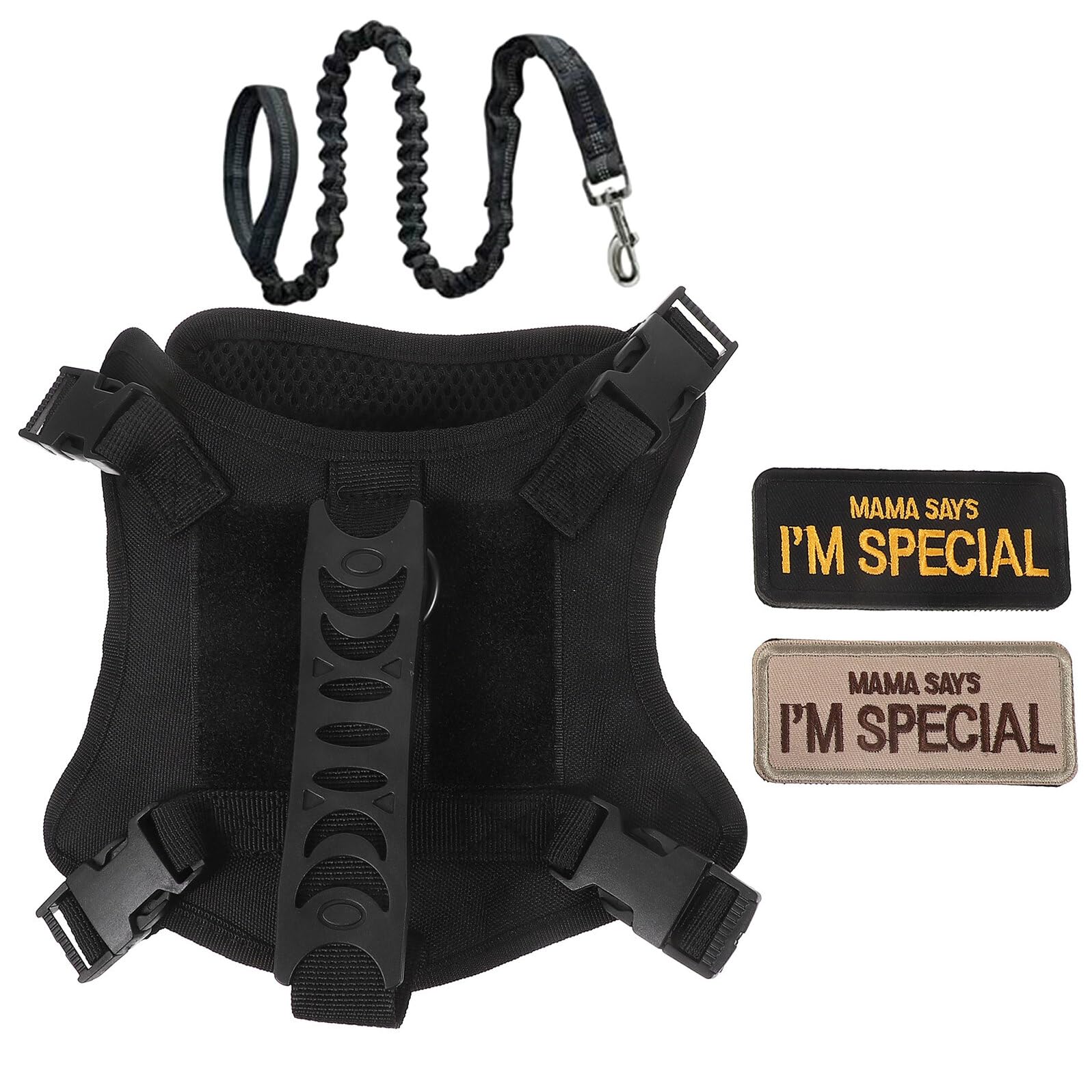 Arnés táctico para gato con correa kit transpirable antiescape para entrenamiento