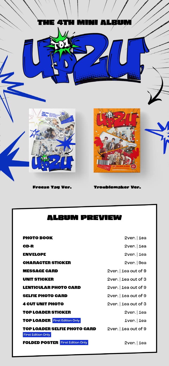 TO1 - UP2U CD+Pre-Order Benefit (Freeze Tag+Troublemaker ver. SET)