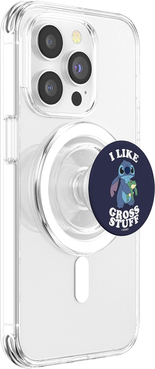 Disney Lilo & Stitch I Like Gross Stuff PopSockets MagSafe PopGrip for iPhone