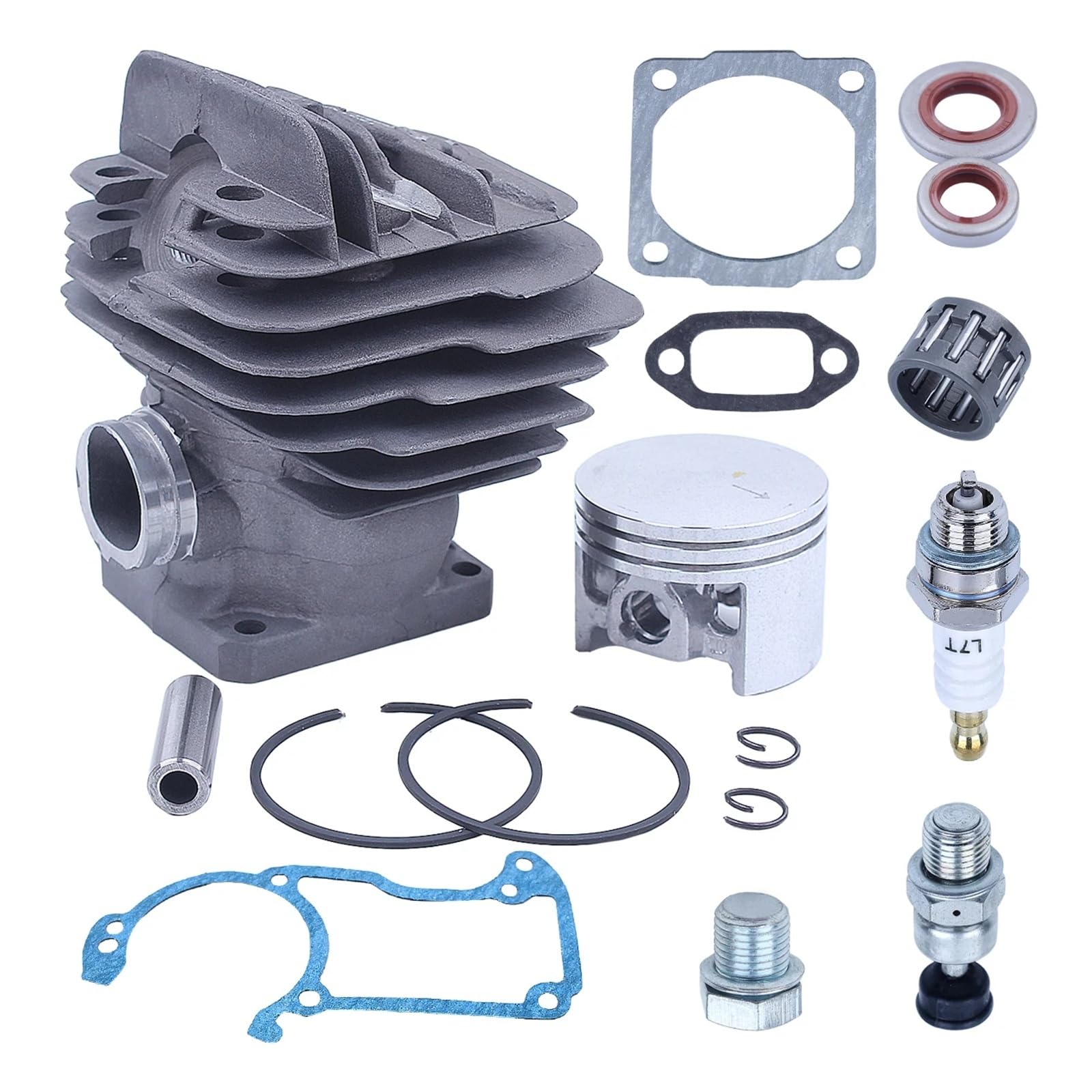 Fit For S-t-i-h-l MS260 026 Carburetor Ignition Coil Air Fuel Filter Line Intake M-a-n-i-f-o-l-d Gasket Chainsaw 44mm Cylinder Piston Kit