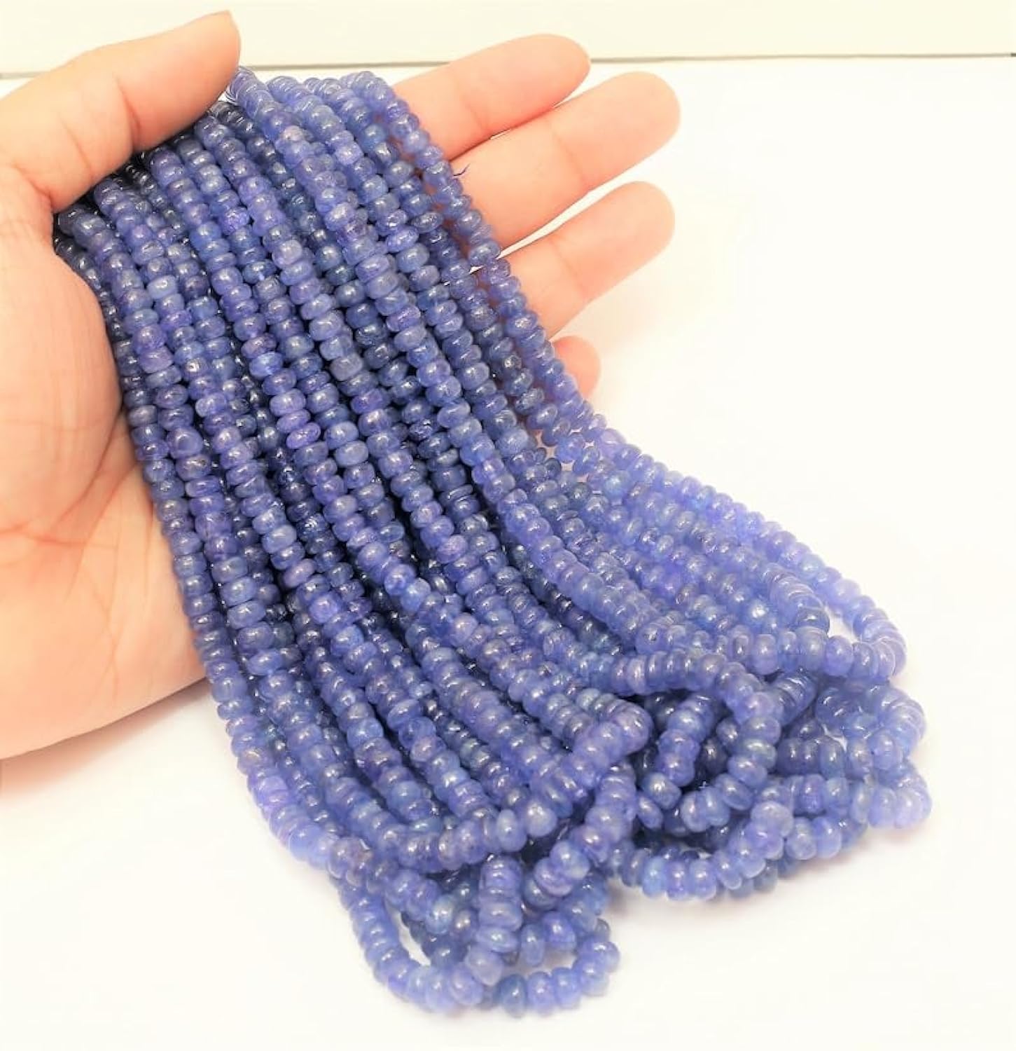 Tanzanite naturelle ronde de 4-7mm pour créer un cadeau
