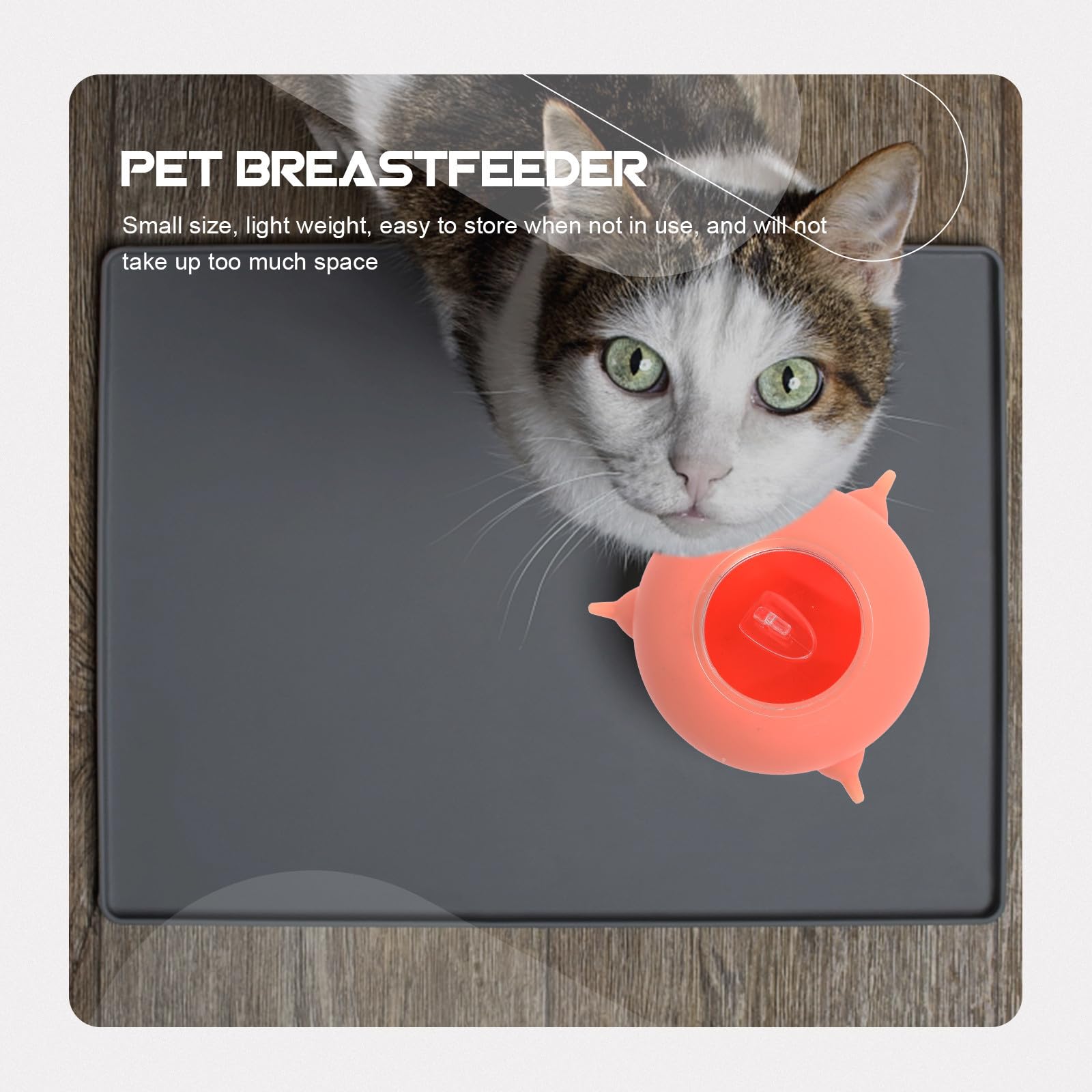 Biberon per Cuccioli in Silicone Rosa, Multi-tettarelle | Piccoli Animali, Uso Addestramento, Resistente al Calore, Non Si Deforma