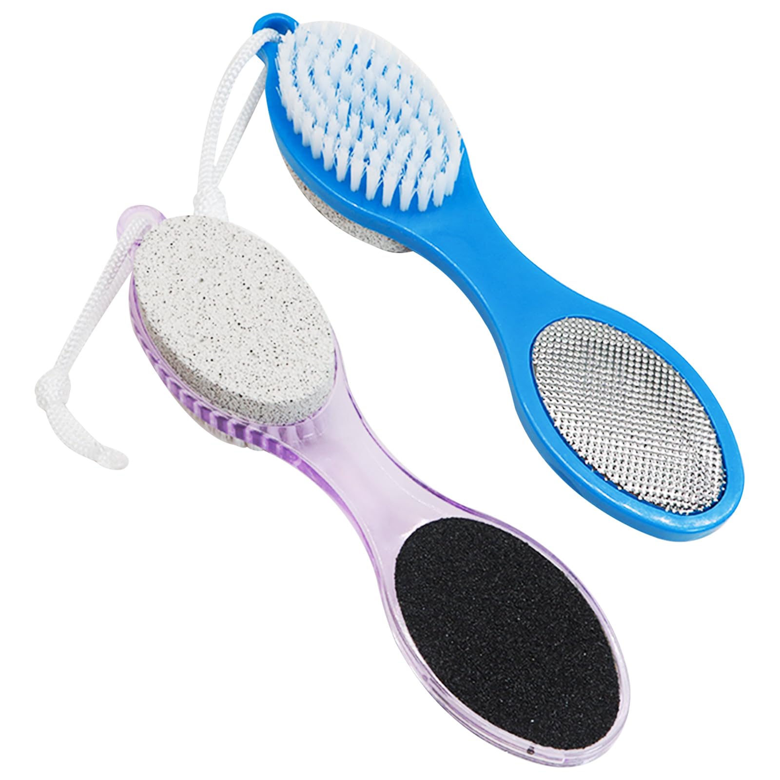Pumice Stone Brush for Feet 4 in 1 Foot Brush 2 Pack
