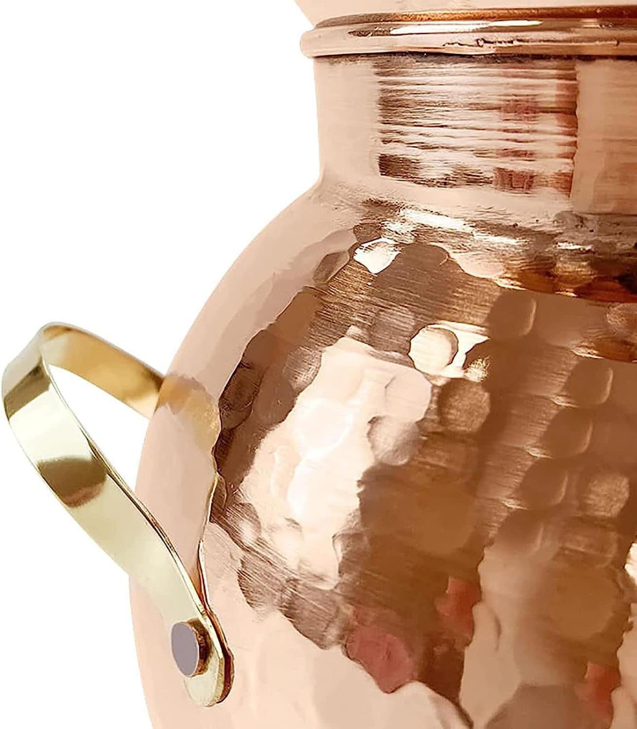 Alambique De Cobre De 3 litros, Kit para Hacer Cerveza Casera, Método De Enfriamiento por Agua, Llama Abierta Y Calefacción por Placa De Inducción, con Termómetro, Tubo De Enfriamiento