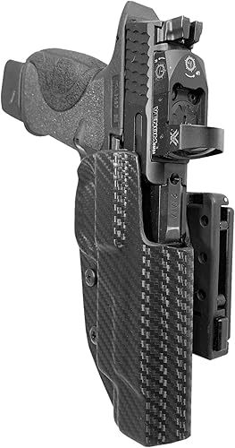 Miniatura 7 de Black Scorpion Outdoor Gear OWB Pro IDPA - Funda de competición compatible con Smith & Wesson MP9, MP40 M2.0 de 5 pulgadas