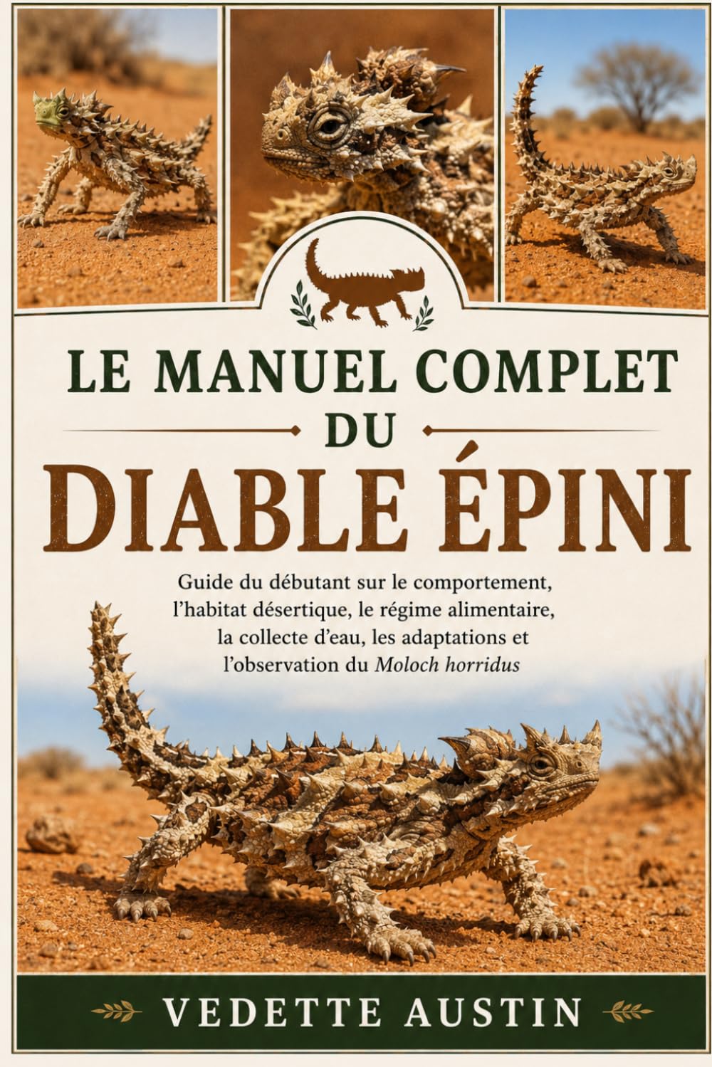 LE MANUEL COMPLET DU DIABLE ÉPINI: Guide du débutant sur le comportement, l'habitat désertique, le régime alimentaire, la collecte d'eau, les adaptations et l'observation du Moloch horridus