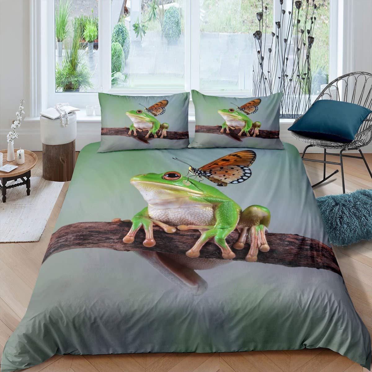 Ensemble de literie grenouille mignon pour cadeau anniversaire