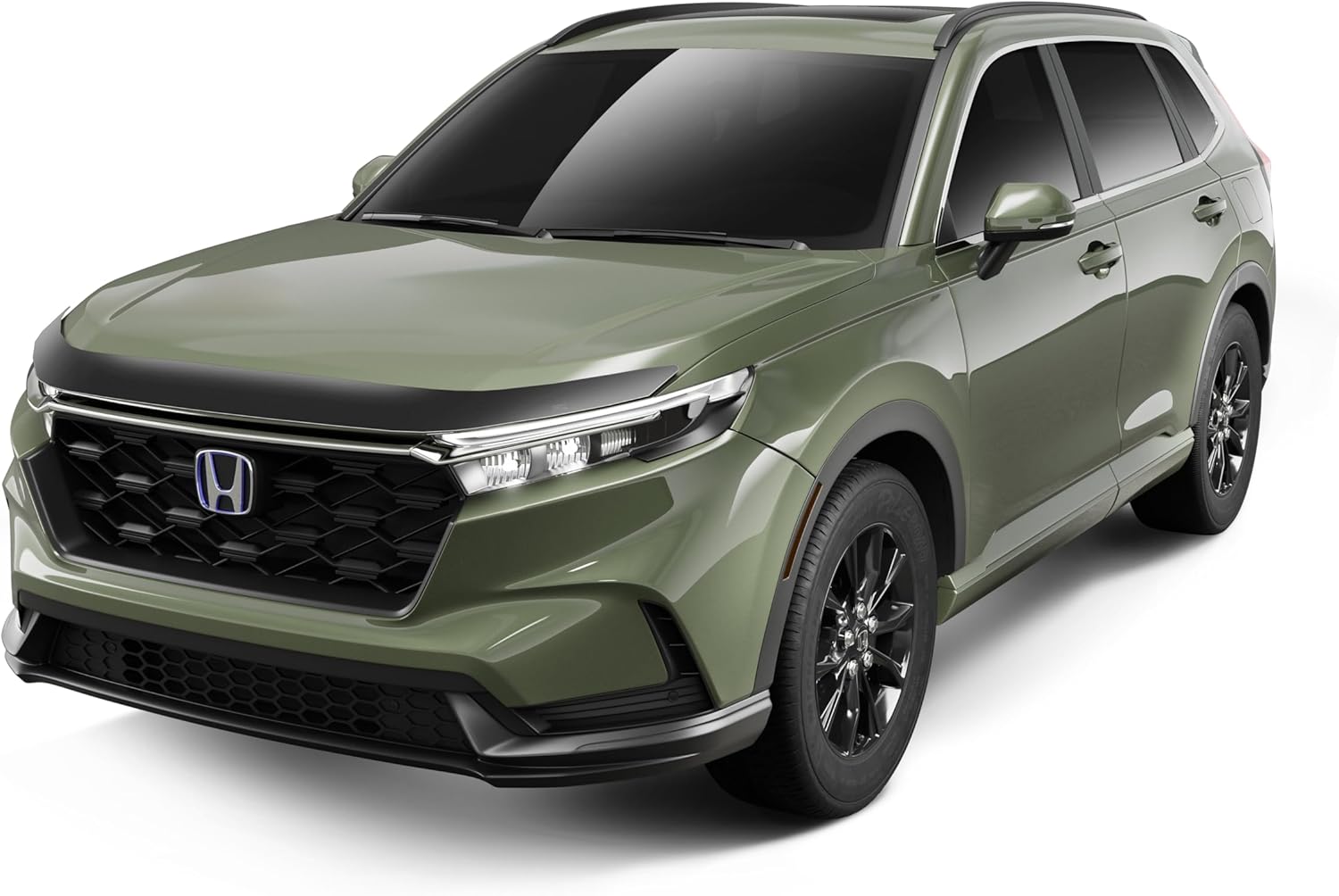 Husky Liners Hood Protector | Fits 2023-2025 Honda CR-V, High Profile/Bug Shield - 1 pc., Smoke | 2815104