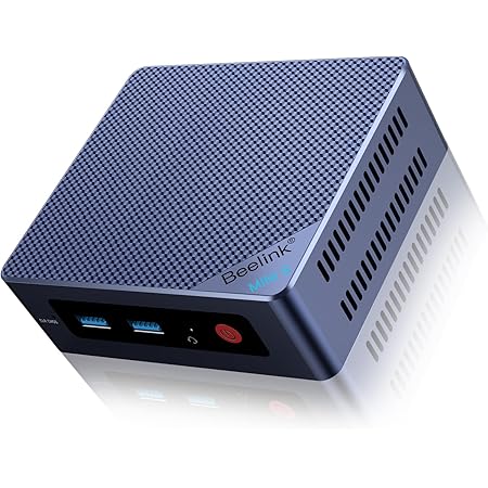 Beelink Mini PC, Mini S12 Pro Intel 12th N100(Up to 3.4GHz), 16GB DDR4 RAM 500GB PCIe SSD, Mini Desktop Computer Support 4K@60HZ Dual HDMI Display/WiFi6/BT5.2/USB3.2/1000M LAN/WOL