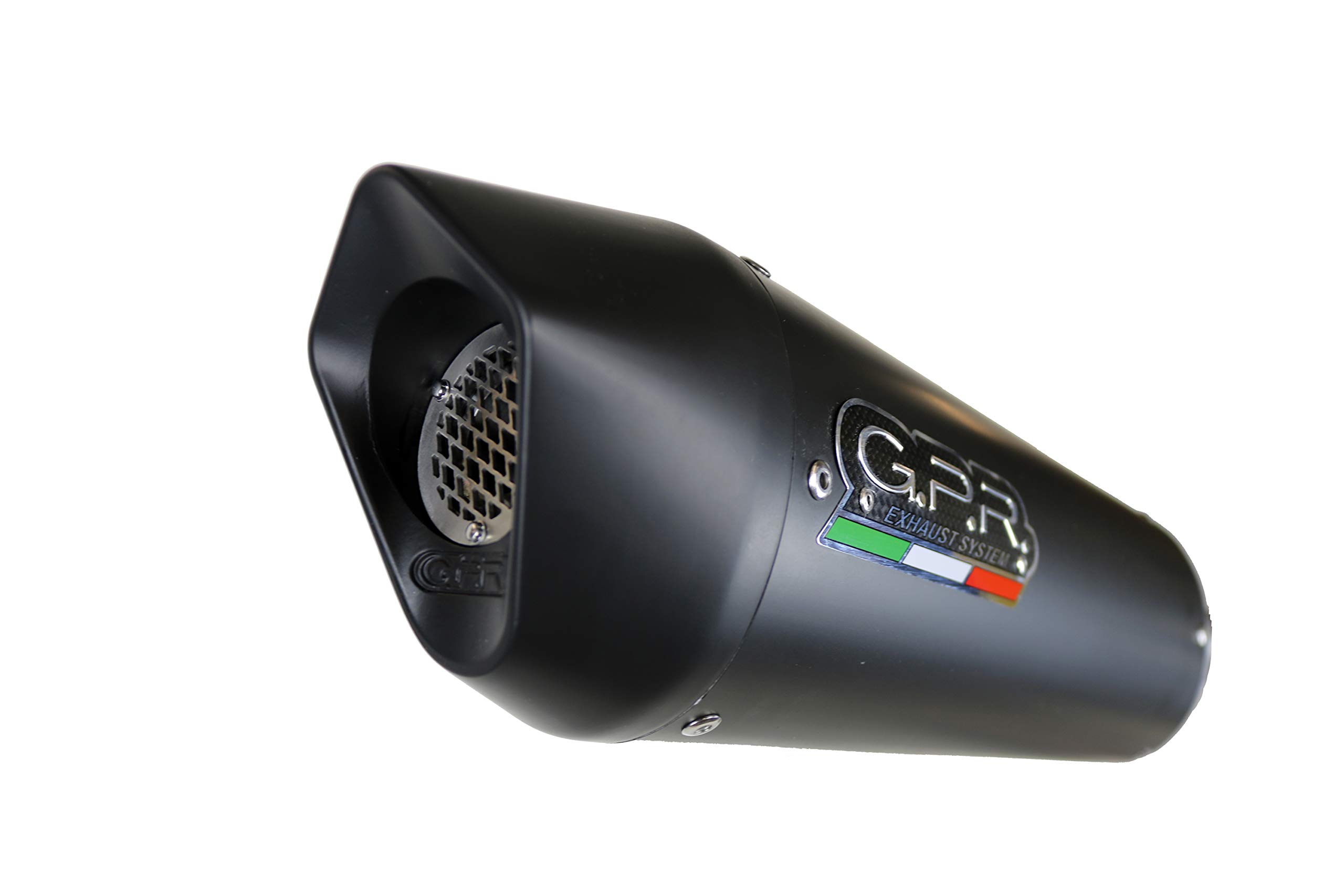 Scarico GPR compatibile con Voge Valico 650 Dsx 2021-2022, Furore Evo4 Nero, Terminale di scarico omologato,fornito con db killer estraibile,catalizzatore e collettore