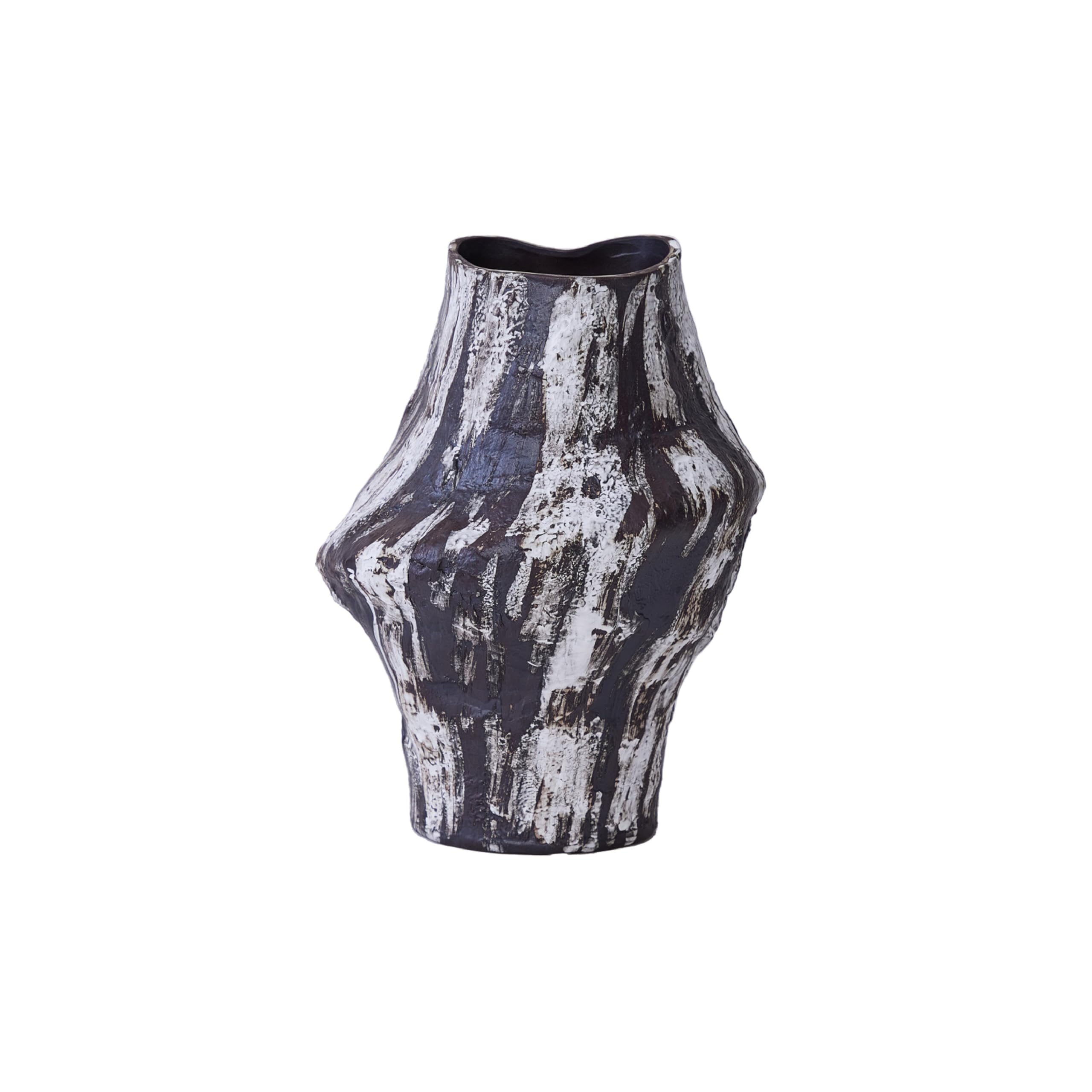 Amazon.co.jp: PATINA 陶器 フラワーベース オブジェ 高さ30cm Vase