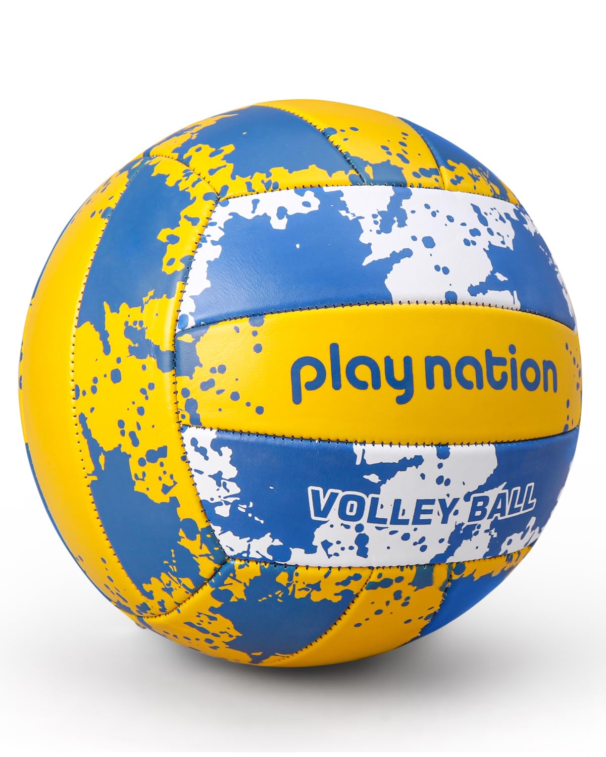Play Nation Premium Volleyball for Boys & Girls | Outdoor Training Volleyball Size 4 |Circumference 20.8cm | Birthday Gift | BIS Certified | 5+ Years (Blue & Yellow) (B0CBXJ4YSG) Amazon Price History, Amazon Price Tracker