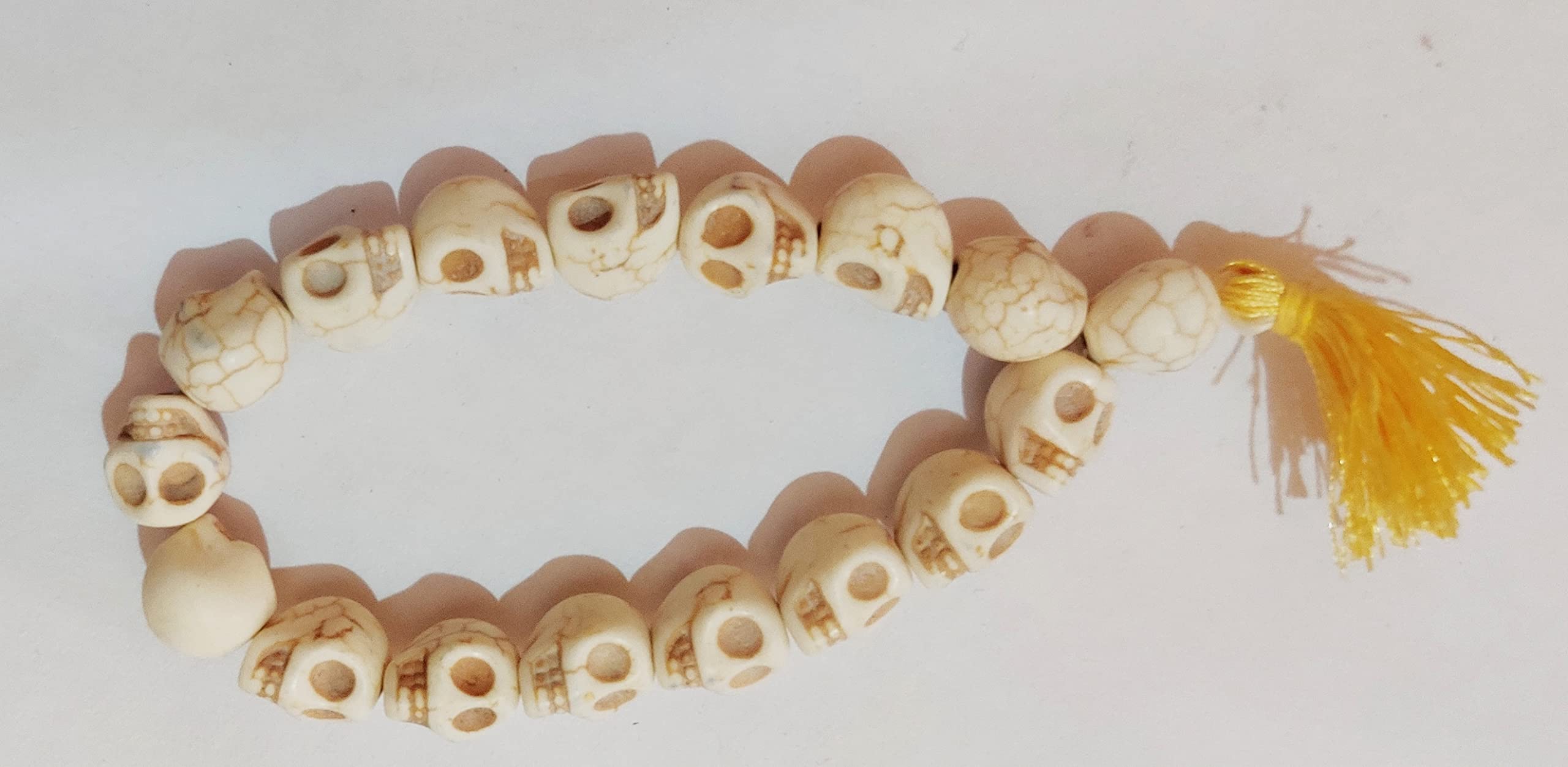 GenericYatin VASTU FENGSHUI Stone HANDICRAFTS Gift Collection Skull Bracelet