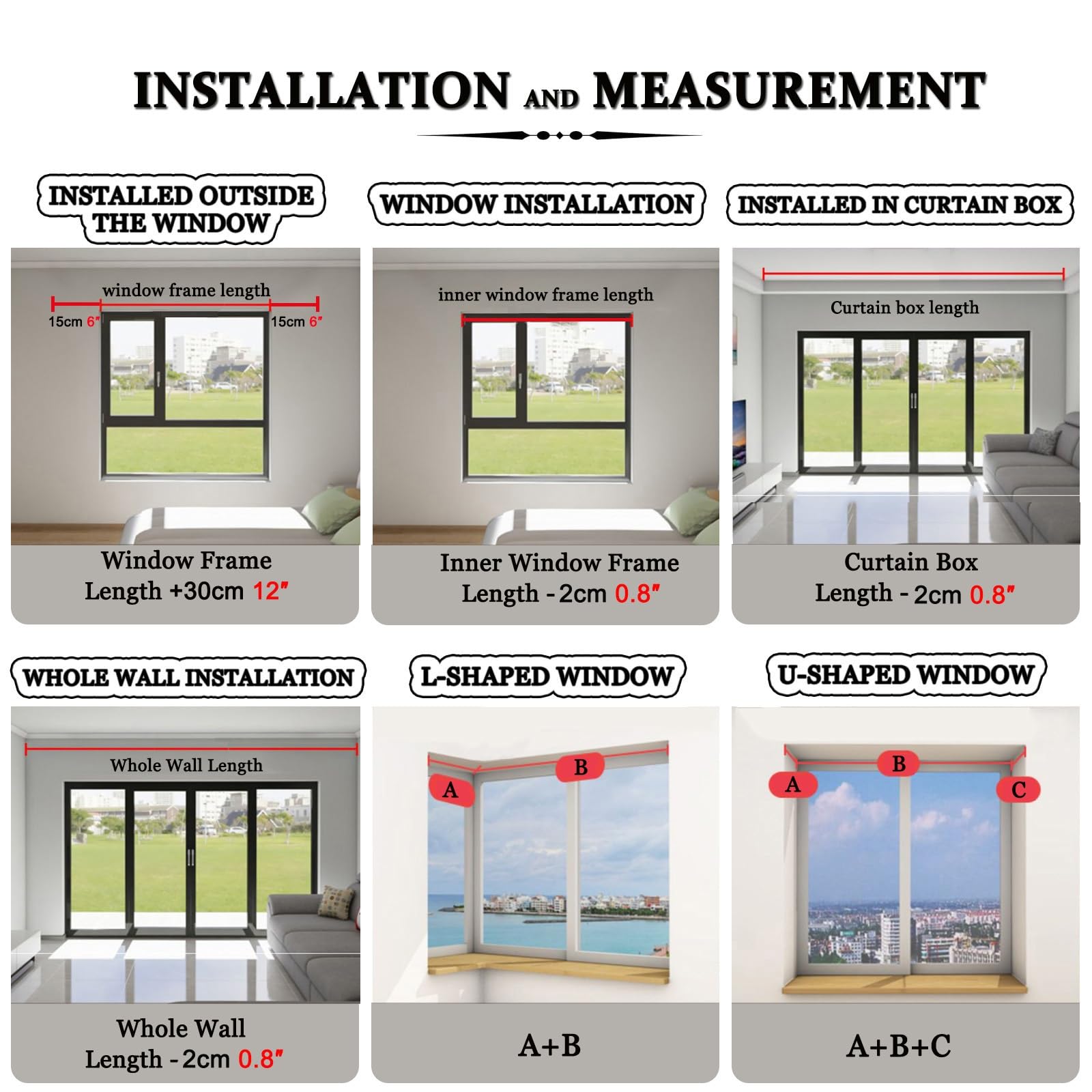 Rail de rideau ultra fin en forme de V monté au plafond - Coude à 90 degrés - Pour fenêtres droites et baies vitrées - Noir - 100 cm - Parfait pour les intérieurs modernes