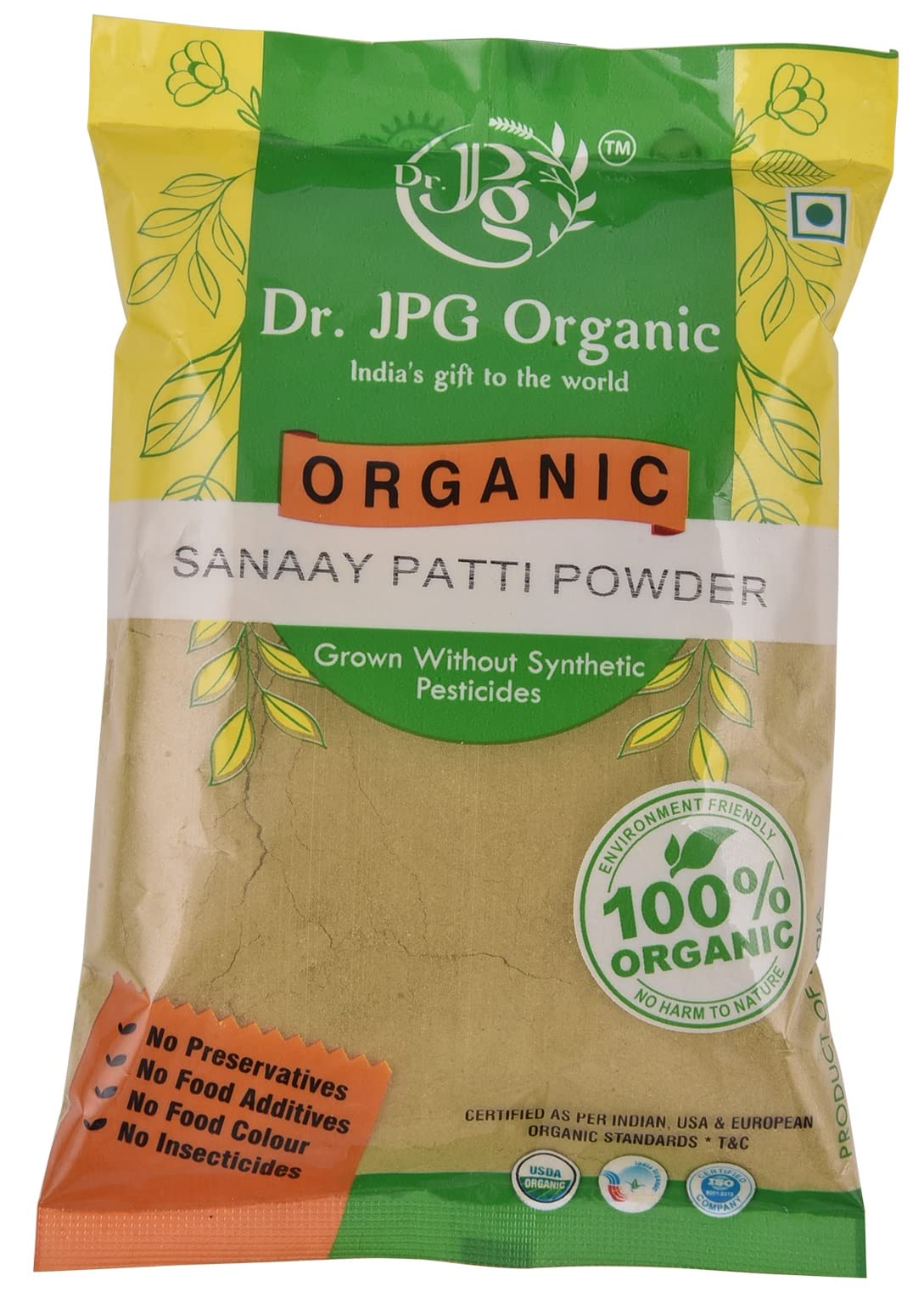 Dr. JPG Organic Senna Leaves Powder (200g) / Sonamukhi/Sanay Leaf Powder/Cassia Angustifolia/INDIA ORGANIC Certified/Pure Organic. (B09KNMW7RJ) Amazon Price History, Amazon Price Tracker
