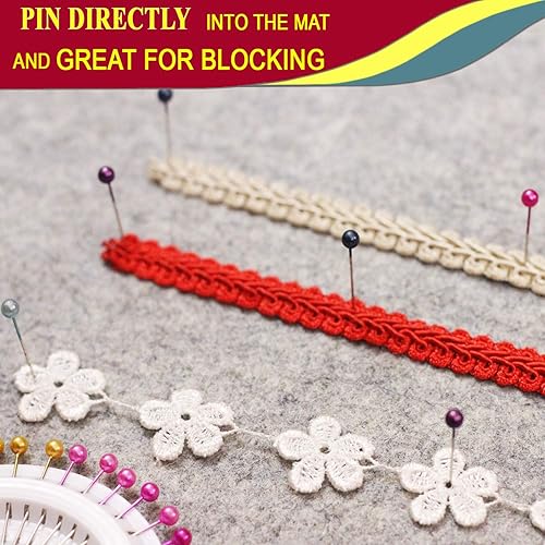 Miniatura 5 de Almohadilla de prensado de lana, 24 x 18 pulgadas, 100 % lana de fieltro de Nueva Zelanda para colchas, ideal para proyectos de costura de