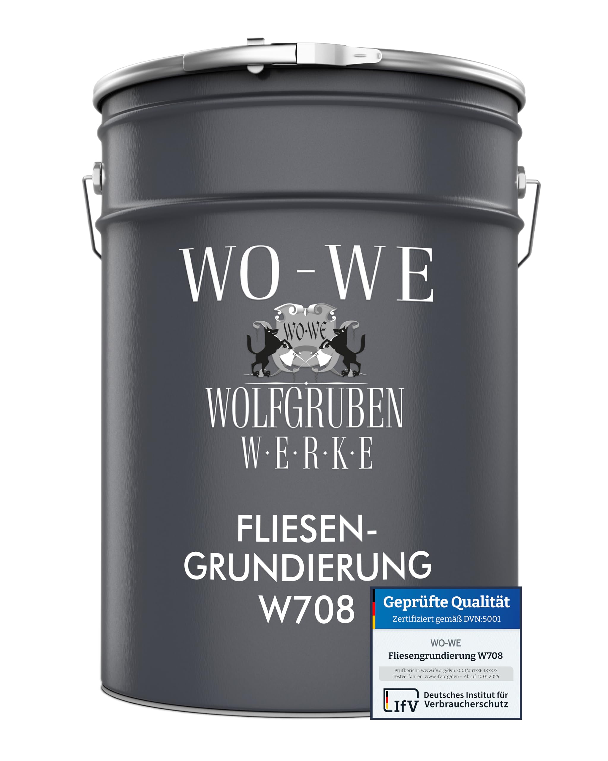 WO-WE Fliesen Grundierung Spezial Haftgrund Fliesengrund für Fliesenfarbe W708-2,5Kg