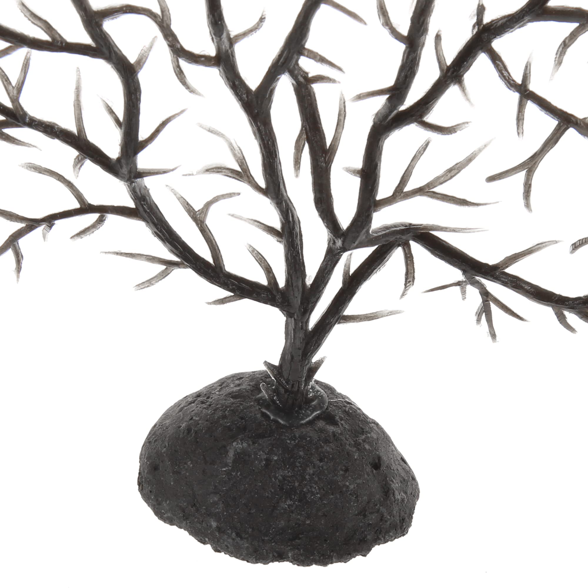 VOCOSTE Mini Faux Corallo Decor per Acquario Nero 15.5x15cm