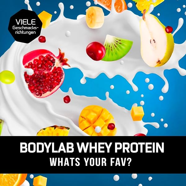 Bodylab24 Whey Protein Powder Vanilla 1kg, For Stronger Muscles, Whey Protein Can Promote Muscle Building, With 80% Protein, No Aspartame - 3