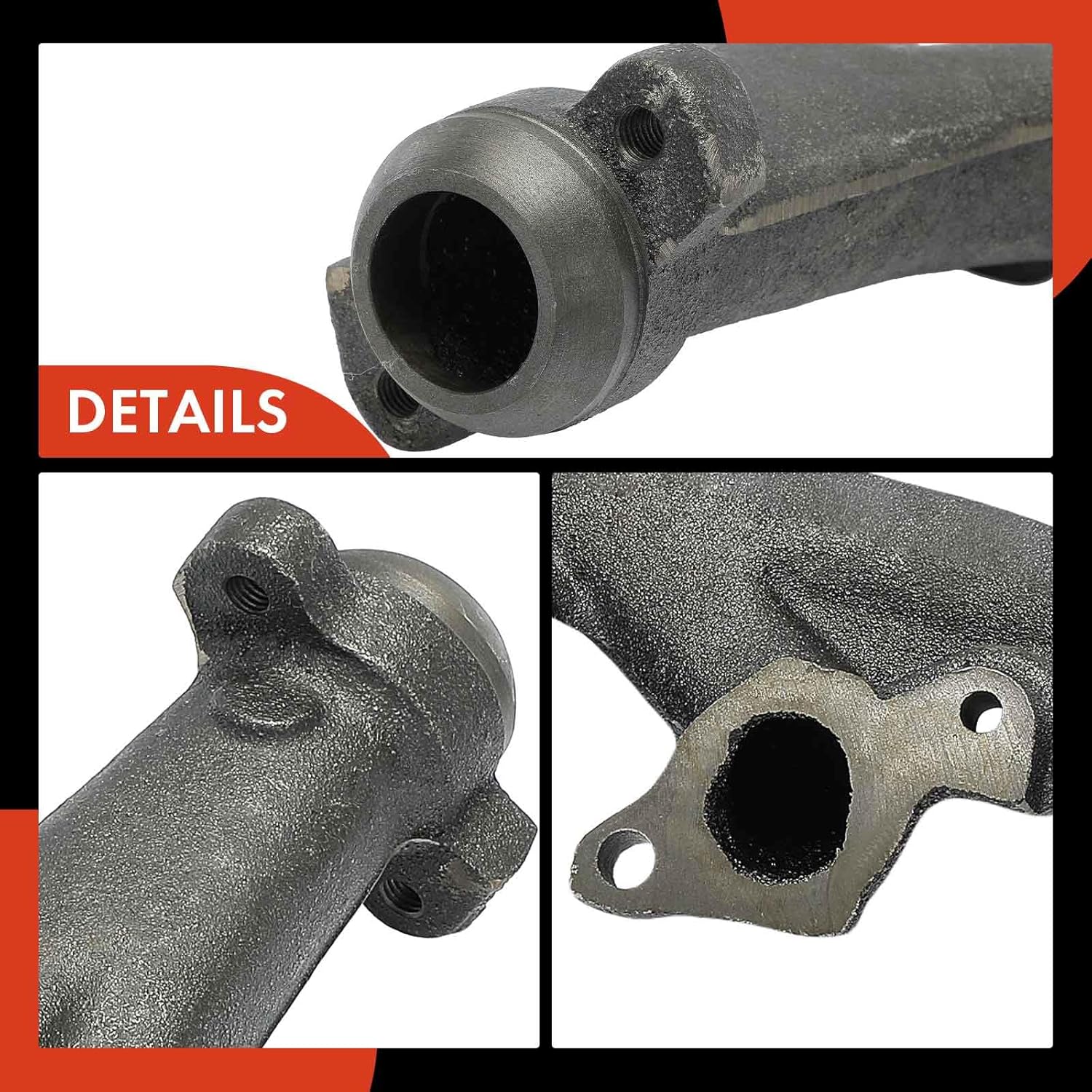 A-Premium Right Side Exhaust Manifold Kit W/Gasket & Bolts [SOHC 4.0L] Compatible with Ford Explorer 1997-2001, Explorer Sport Trac 2001 & Mercury Mountaineer 1998-2001, Replace# F77Z-9430-CA