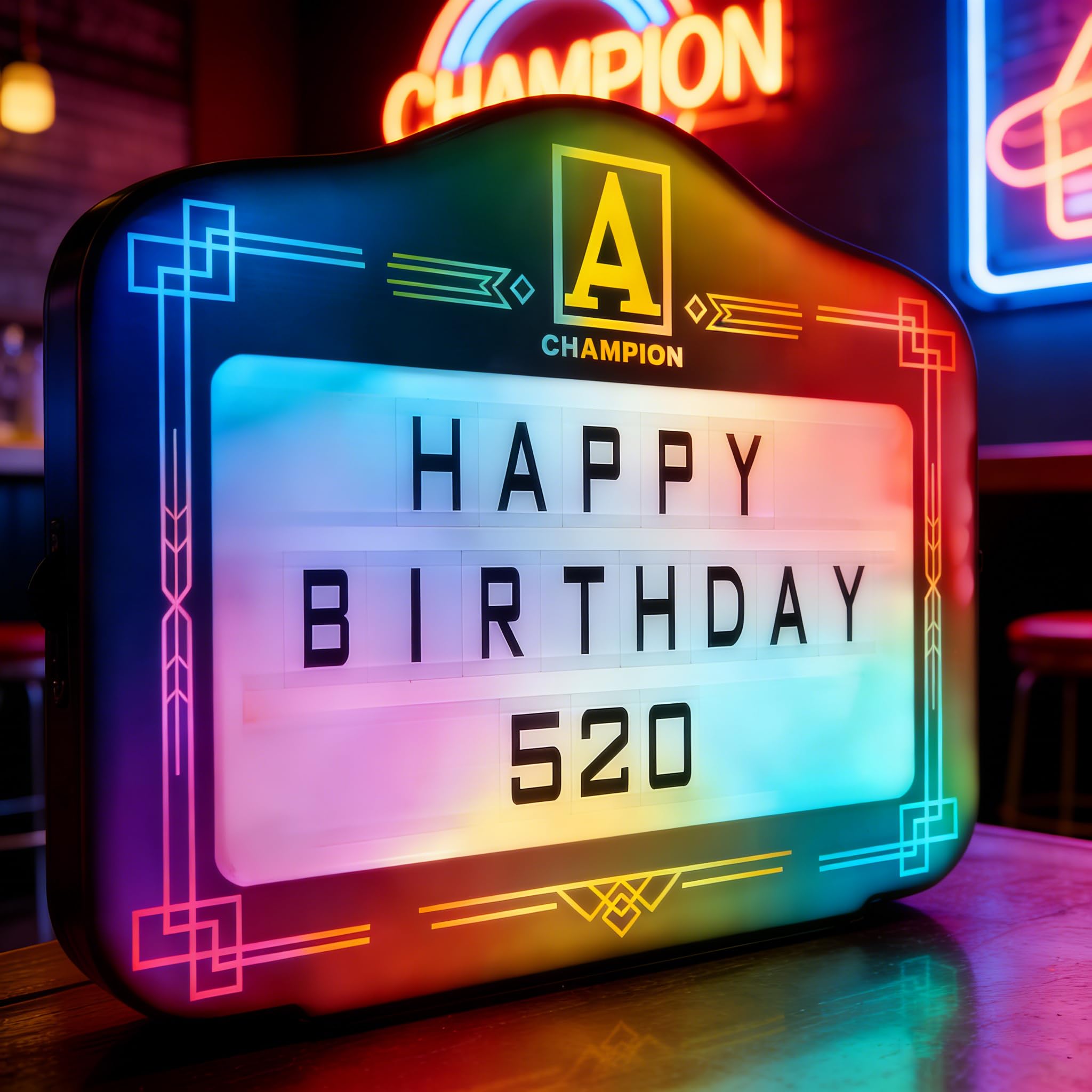 Bottle Service Sign,LED Letter Bottle Presenter,Bottle Service 