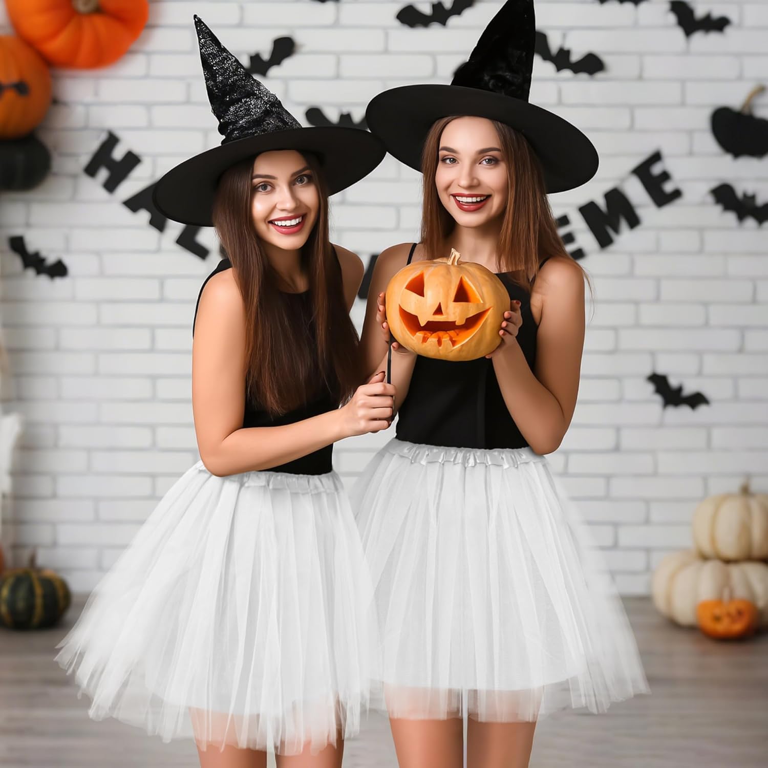 Tutu Skirts for Women 4 Layers Puffy Elastic Tutu Skirts Tutus for Girls Tulle Ballet Dress Halloween Christmas Costume - Image 3