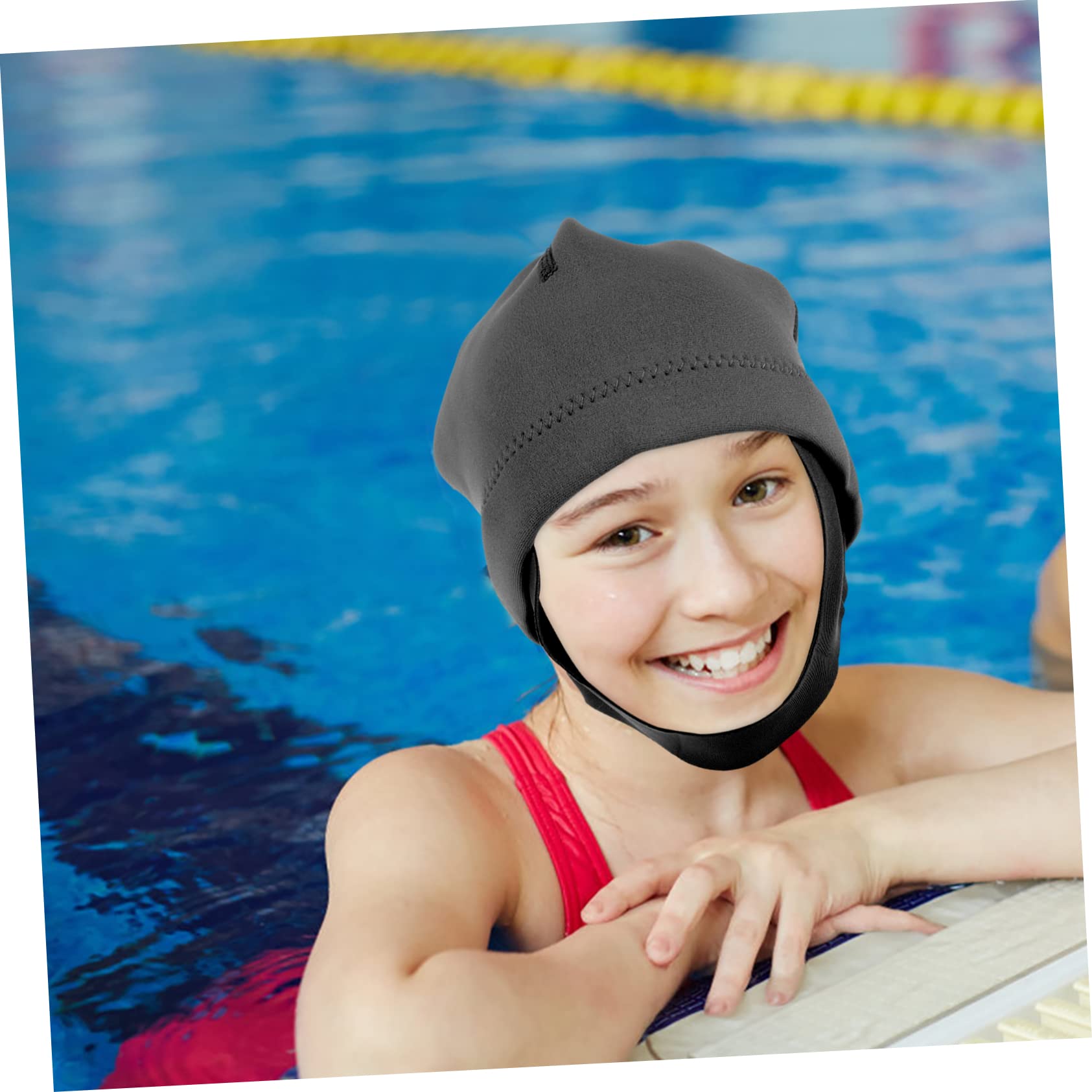 Happyyami 2mm Neoprene Swim Cap for Men Women Thermal Swimming Cap with Fine Workmanship