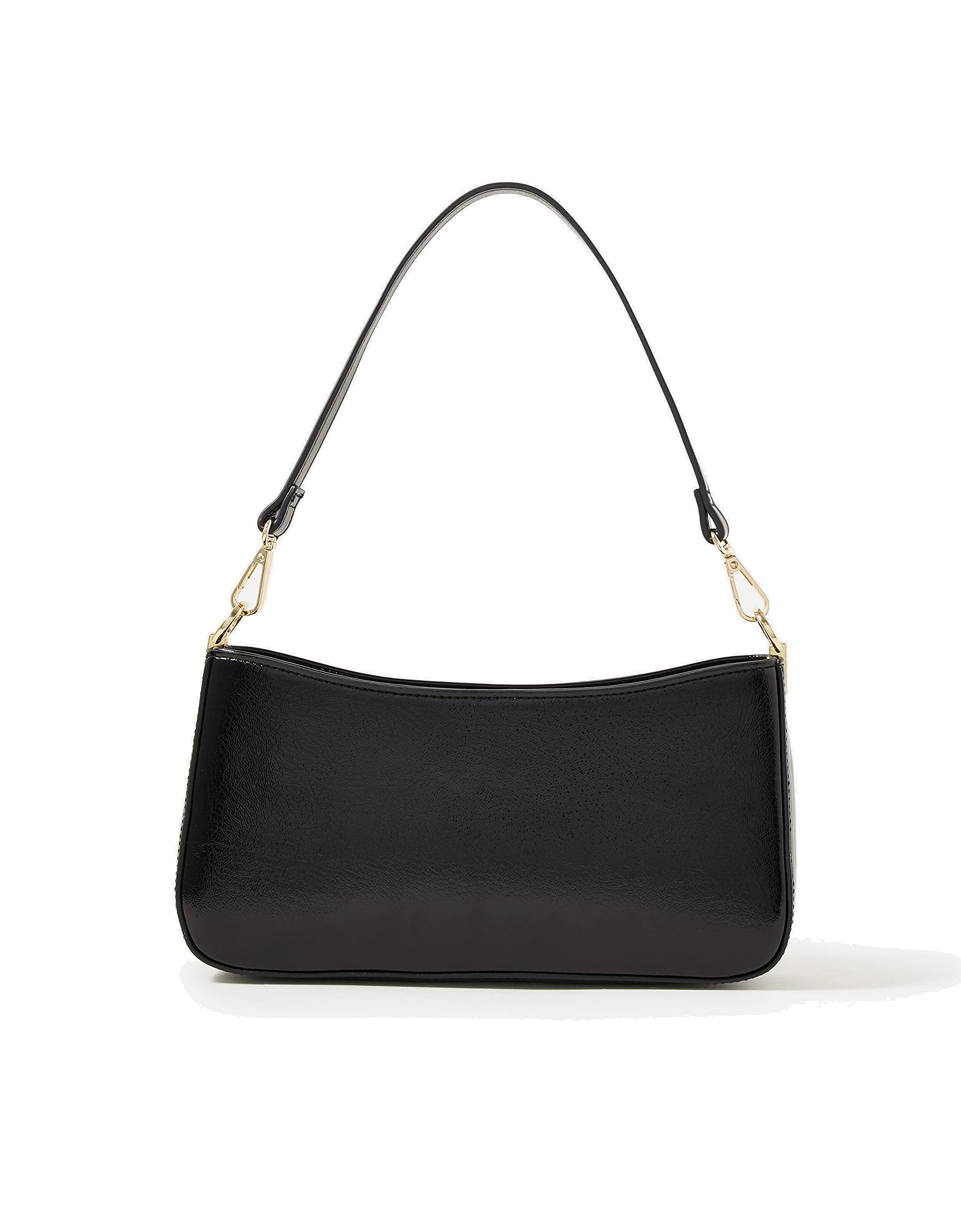 Accessorize London Womens Faux Leather Black Roxanne Shoulder Bag (B09FK9KX6T) Amazon Price History, Amazon Price Tracker
